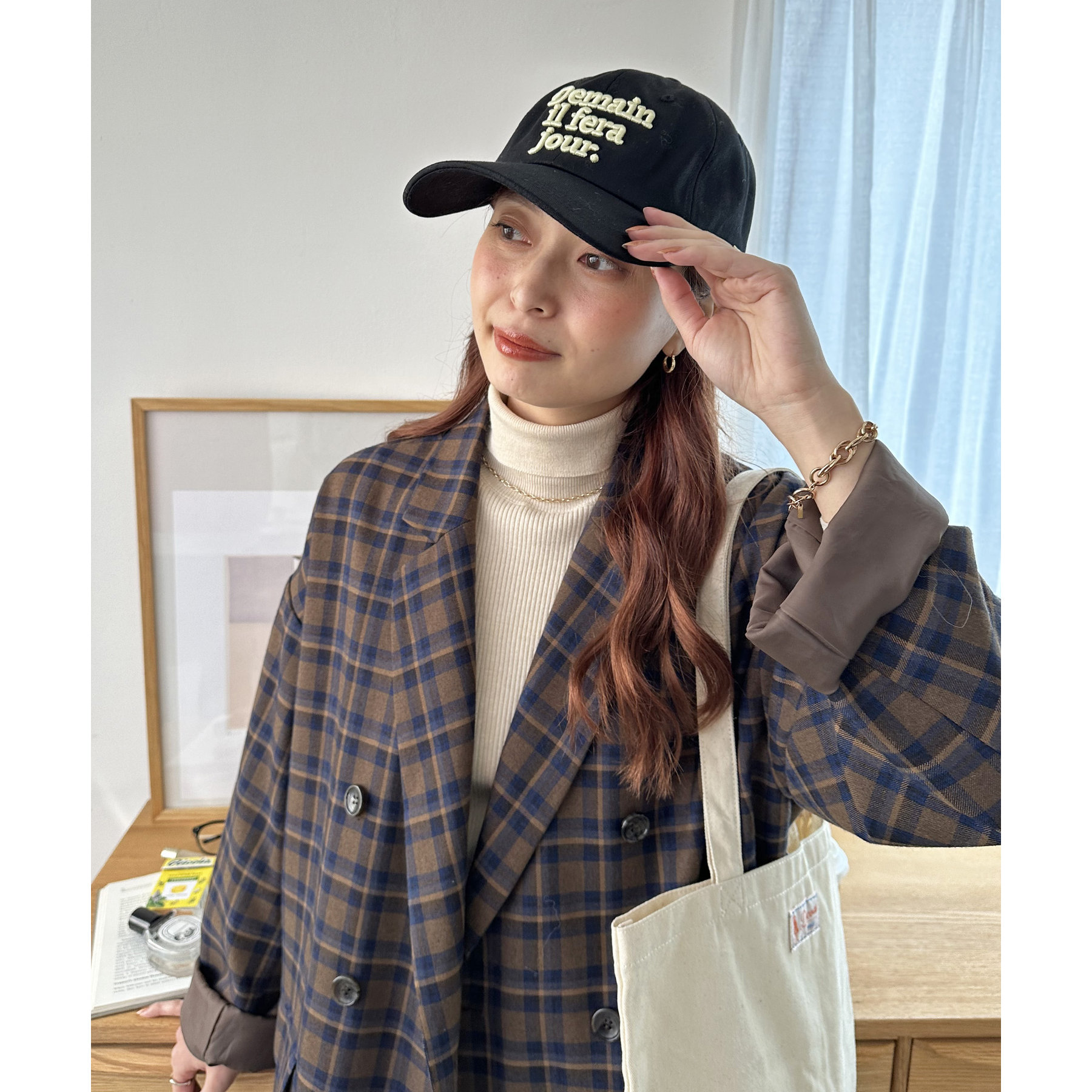 バックリボン刺繍キャップ | ファッション通販サイト NUGU