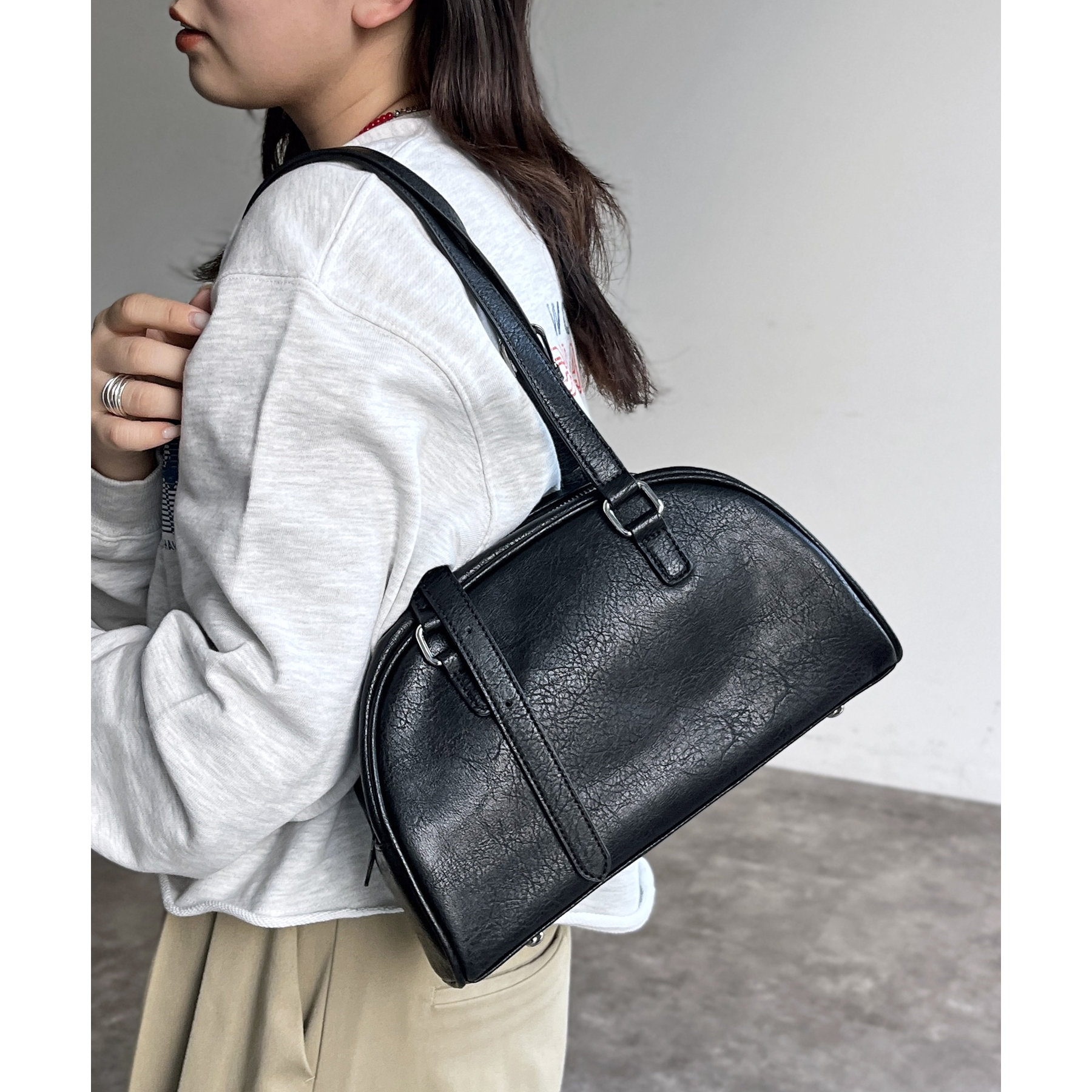 ラウンドボストンバッグ | ファッション通販サイト NUGU