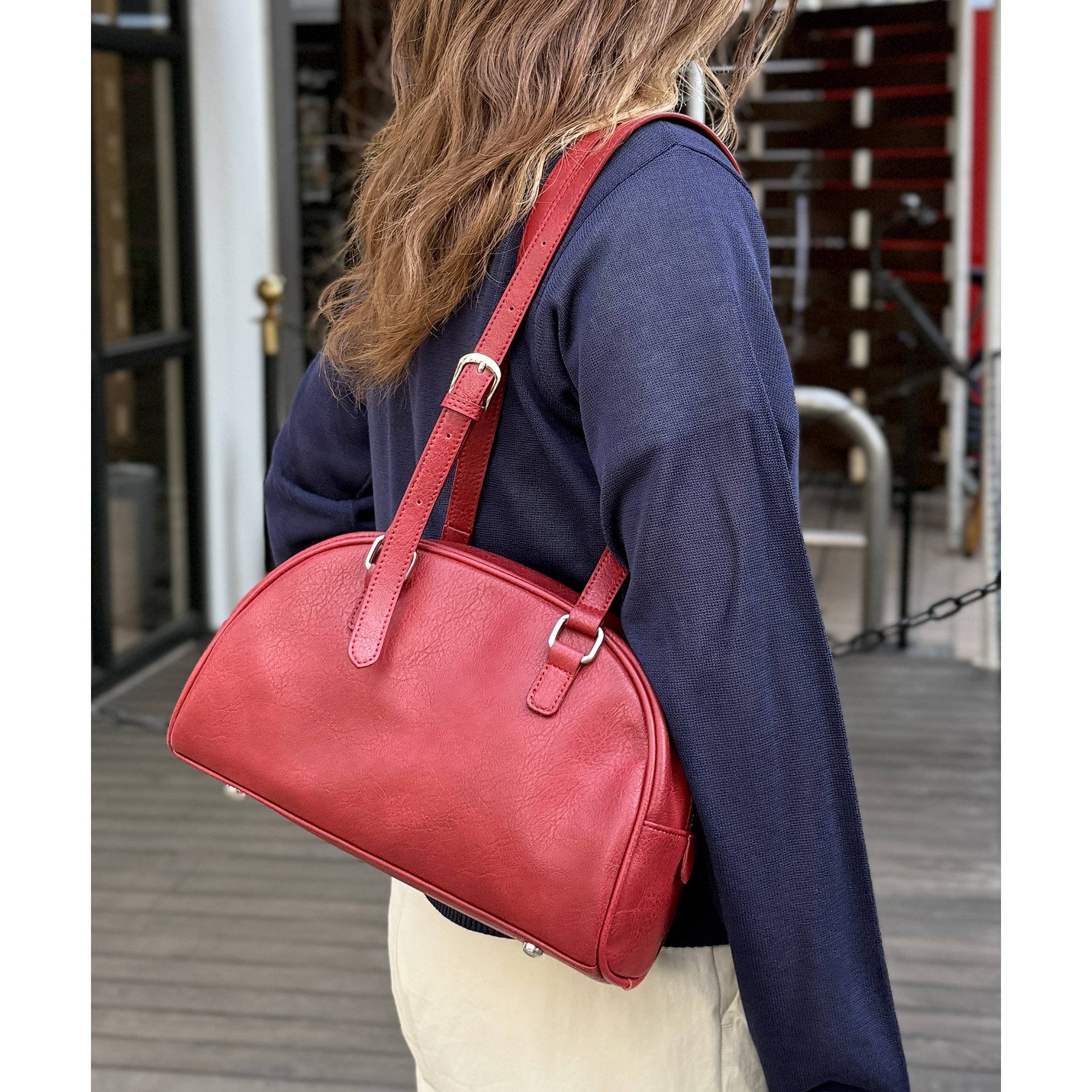新品　P&D　ボストンバック ラウンドボストンバッグ | ファッション通販サイト NUGU
