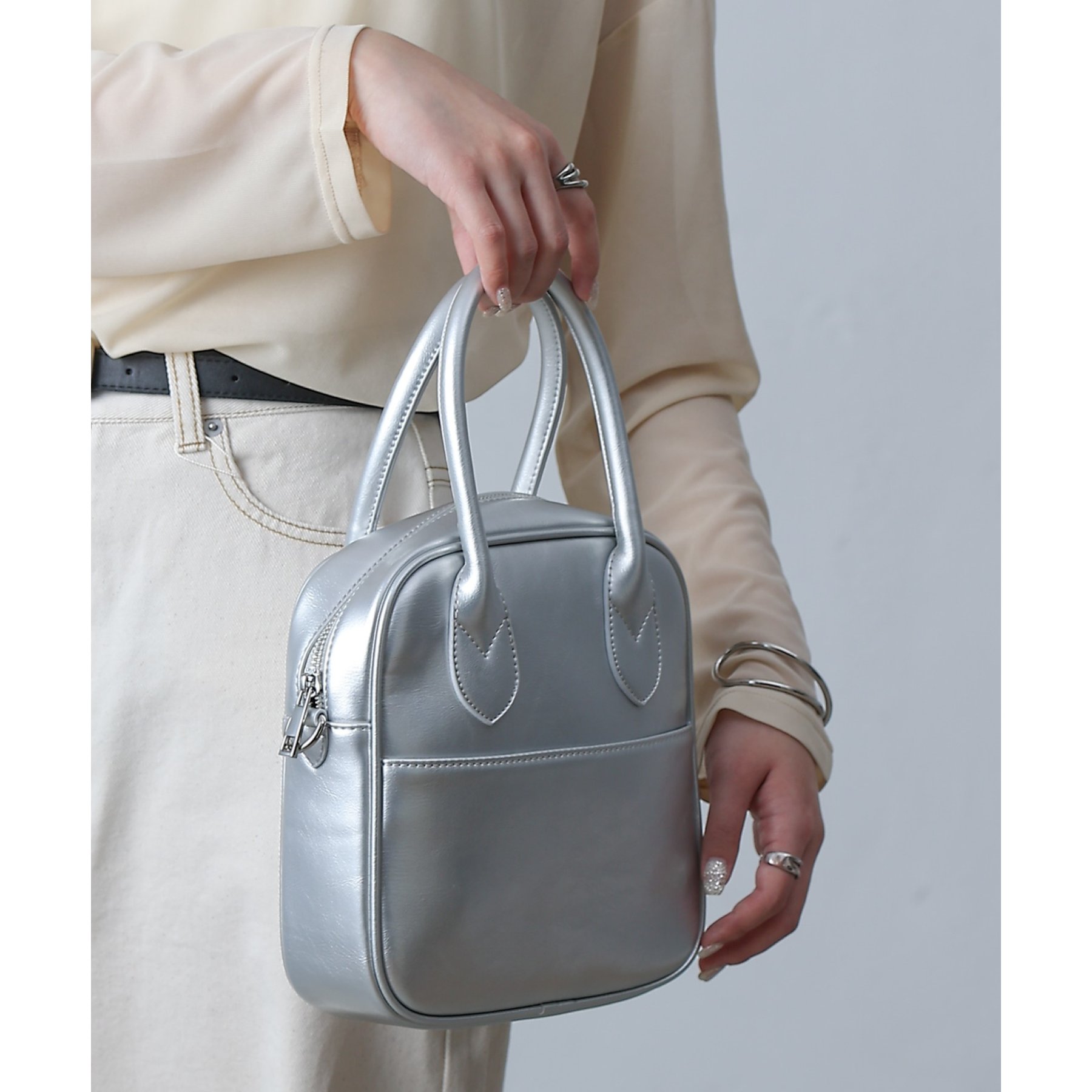 きなこ樣 グレーのボストンバッグ きなこ樣 グレーのボストンバッグ TANKER 2WAY BOSTON BAG (S