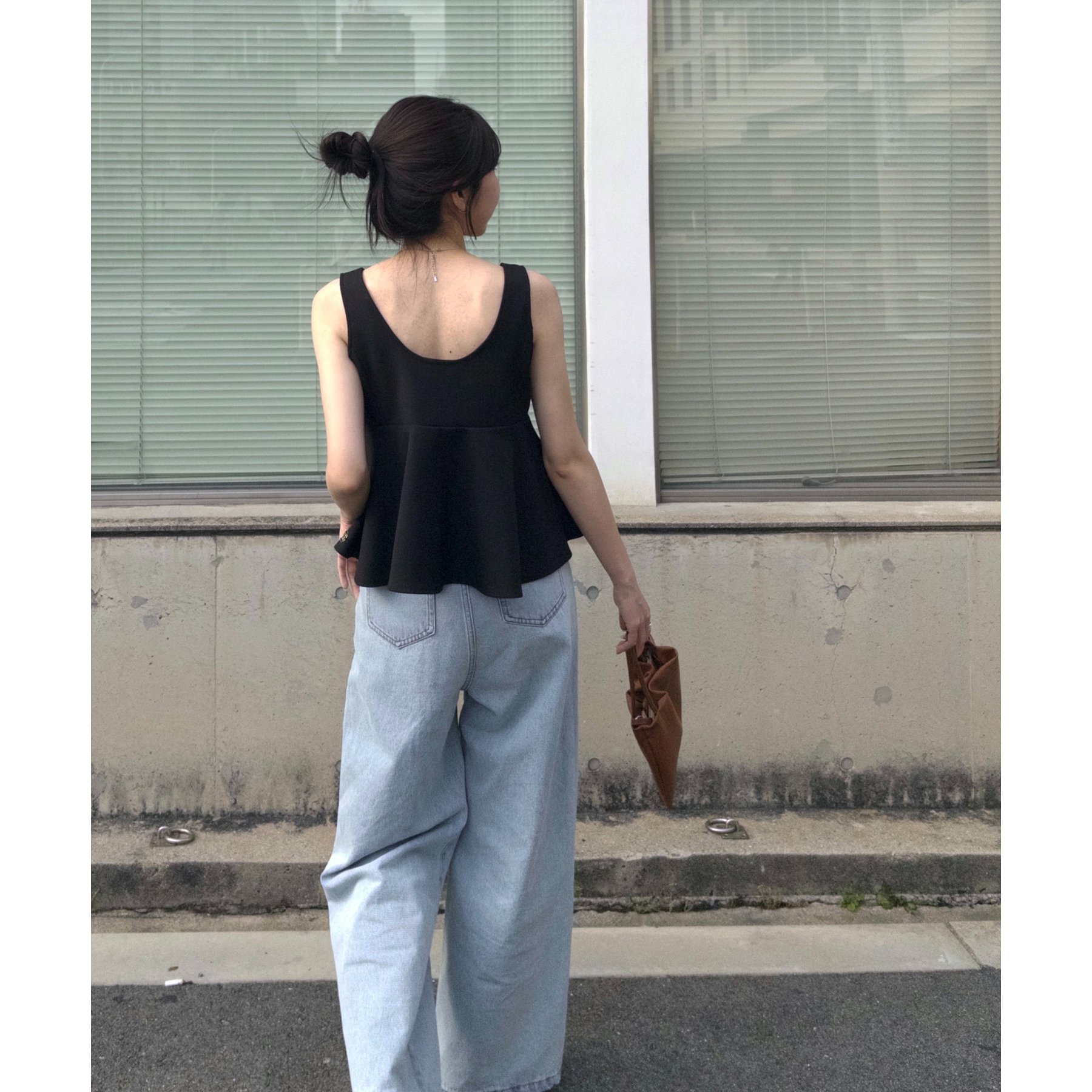 C.L】【セットアップ対応】ペプラムトップス | ファッション通販