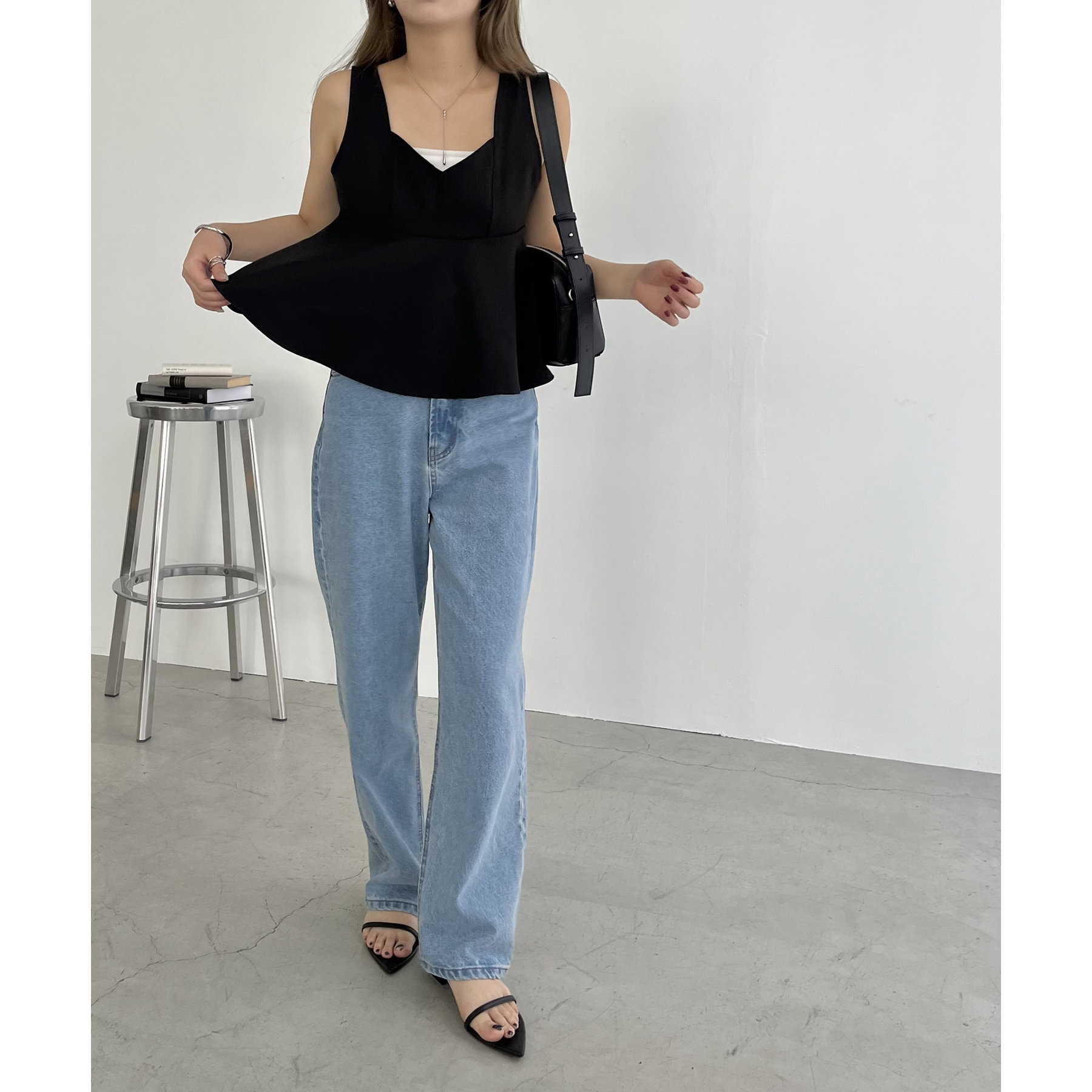 C.L】【セットアップ対応】ペプラムトップス | ファッション通販