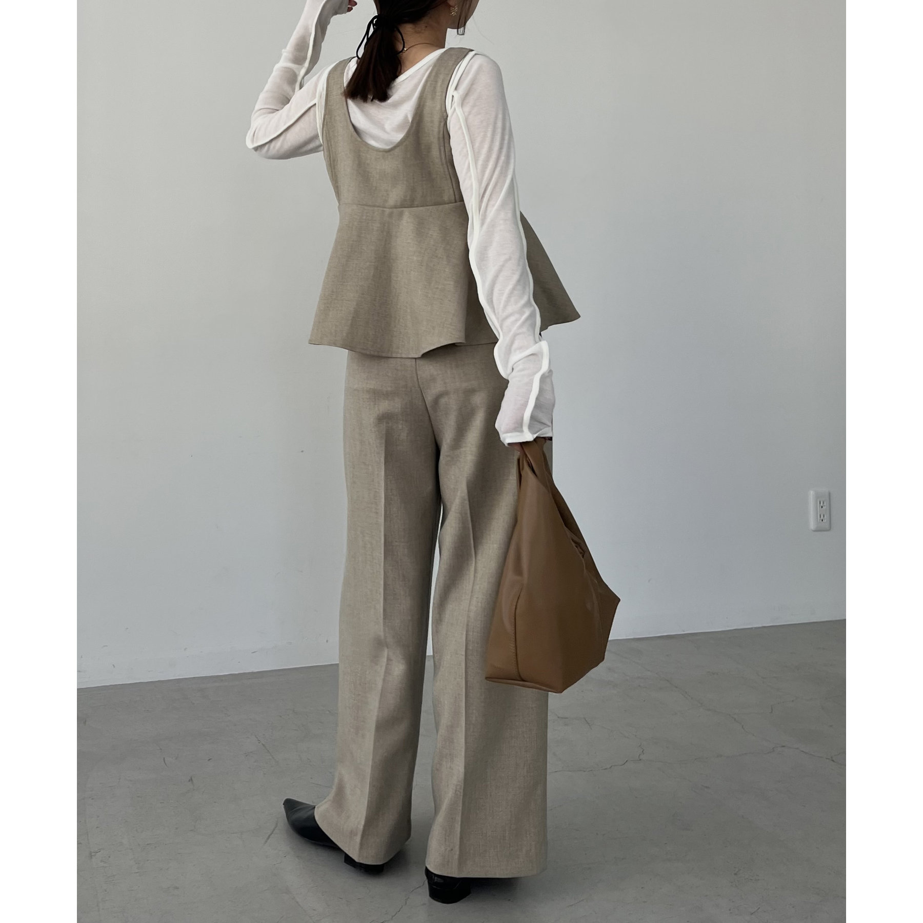 C.L】【セットアップ対応】ペプラムトップス | ファッション通販サイト