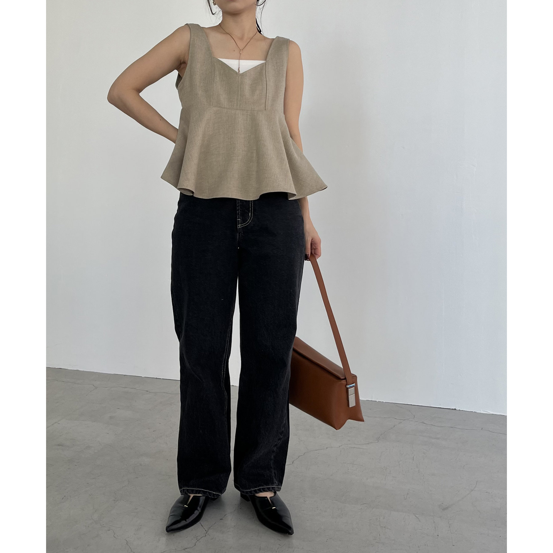 【C.L】【セットアップ対応】ペプラムトップス C.L】【セットアップ対応】ペプラムトップス | ファッション通販