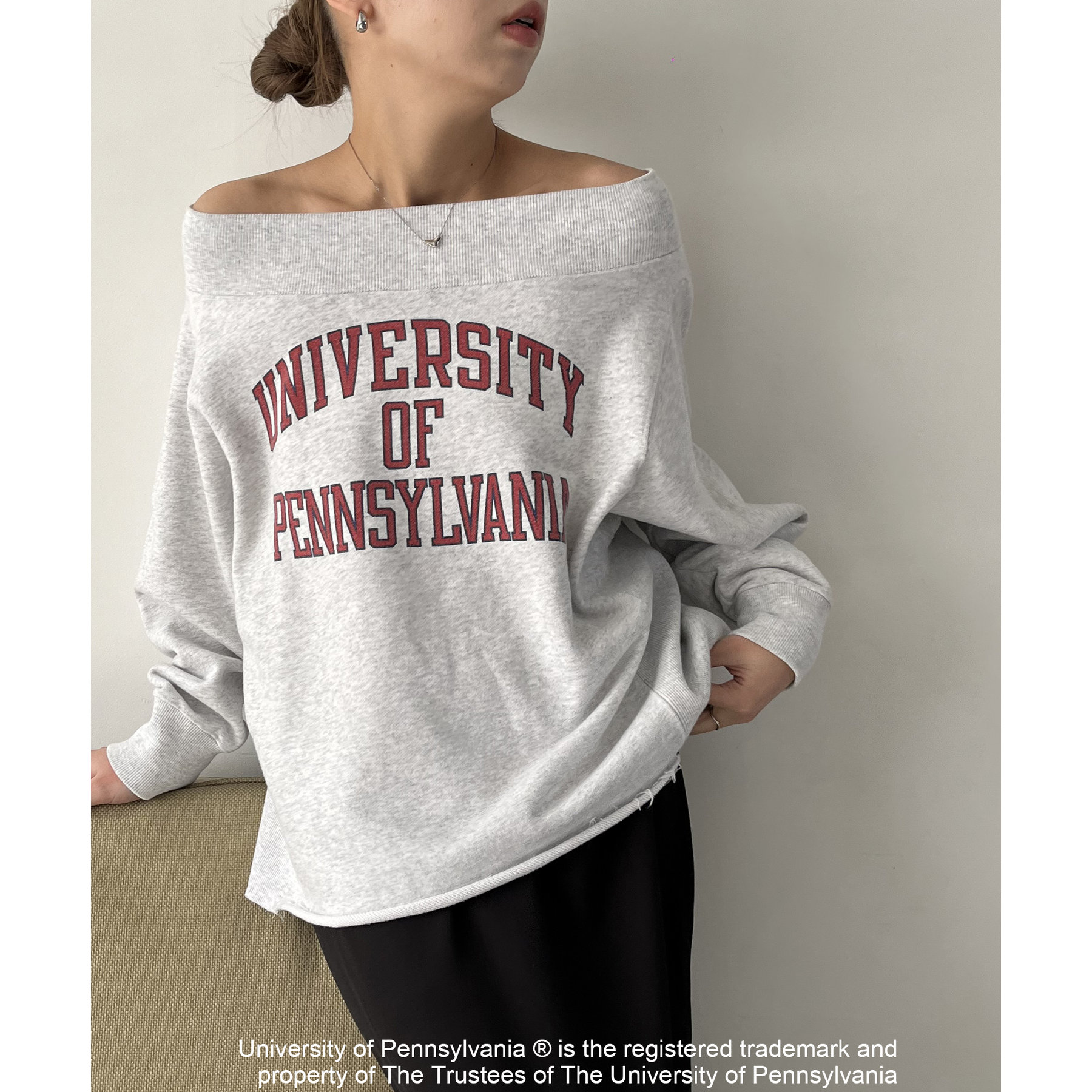 GOOD ROCK SPEED〉ボートネックPENNSYLVANIAスウェット | ファッション