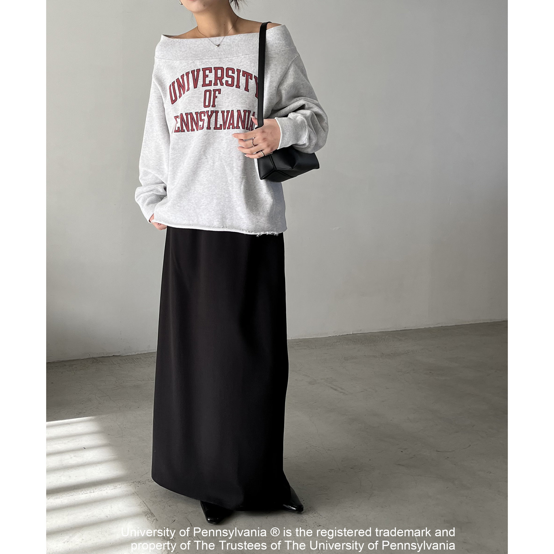 GOOD ROCK SPEED〉ボートネックPENNSYLVANIAスウェット | ファッション