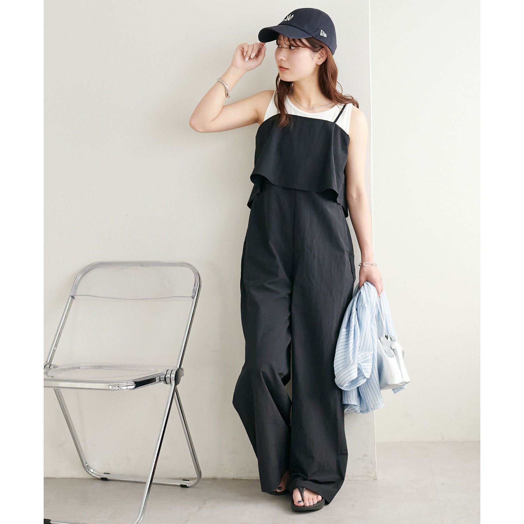 新色追加!/WEB限定】フリルサロペット | ファッション通販サイト NUGU