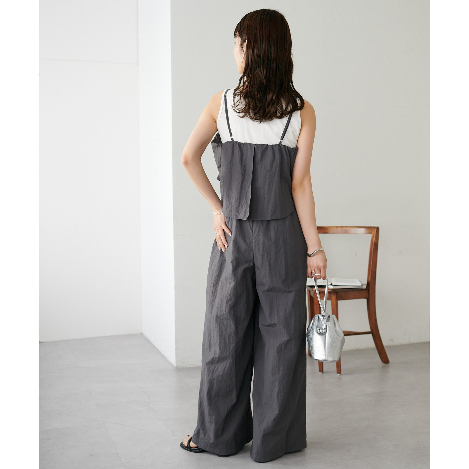新色追加!/WEB限定】フリルサロペット | ファッション通販サイト NUGU