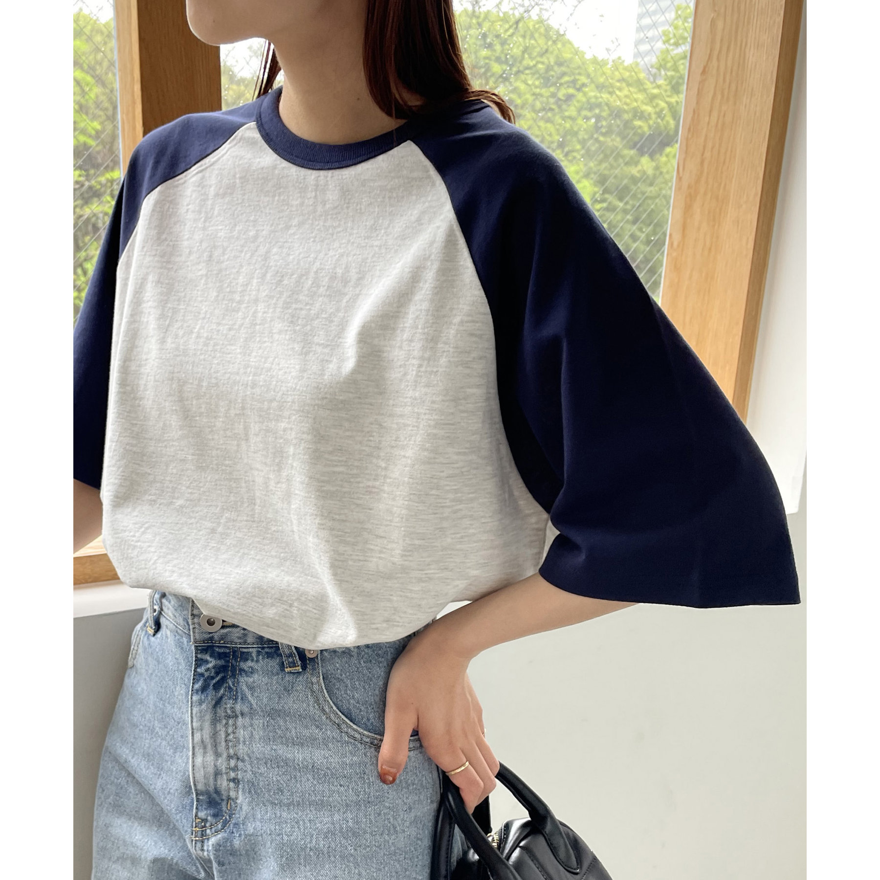 WEB限定】ラグランスリーブビッグTシャツ《ユニセックス