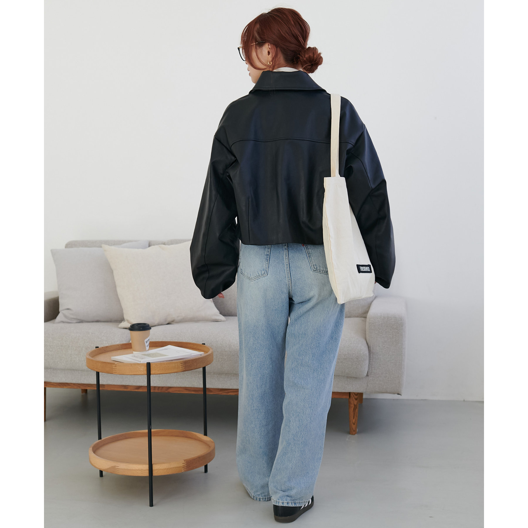 フェイクレザーショートジャケット | ファッション通販サイト NUGU