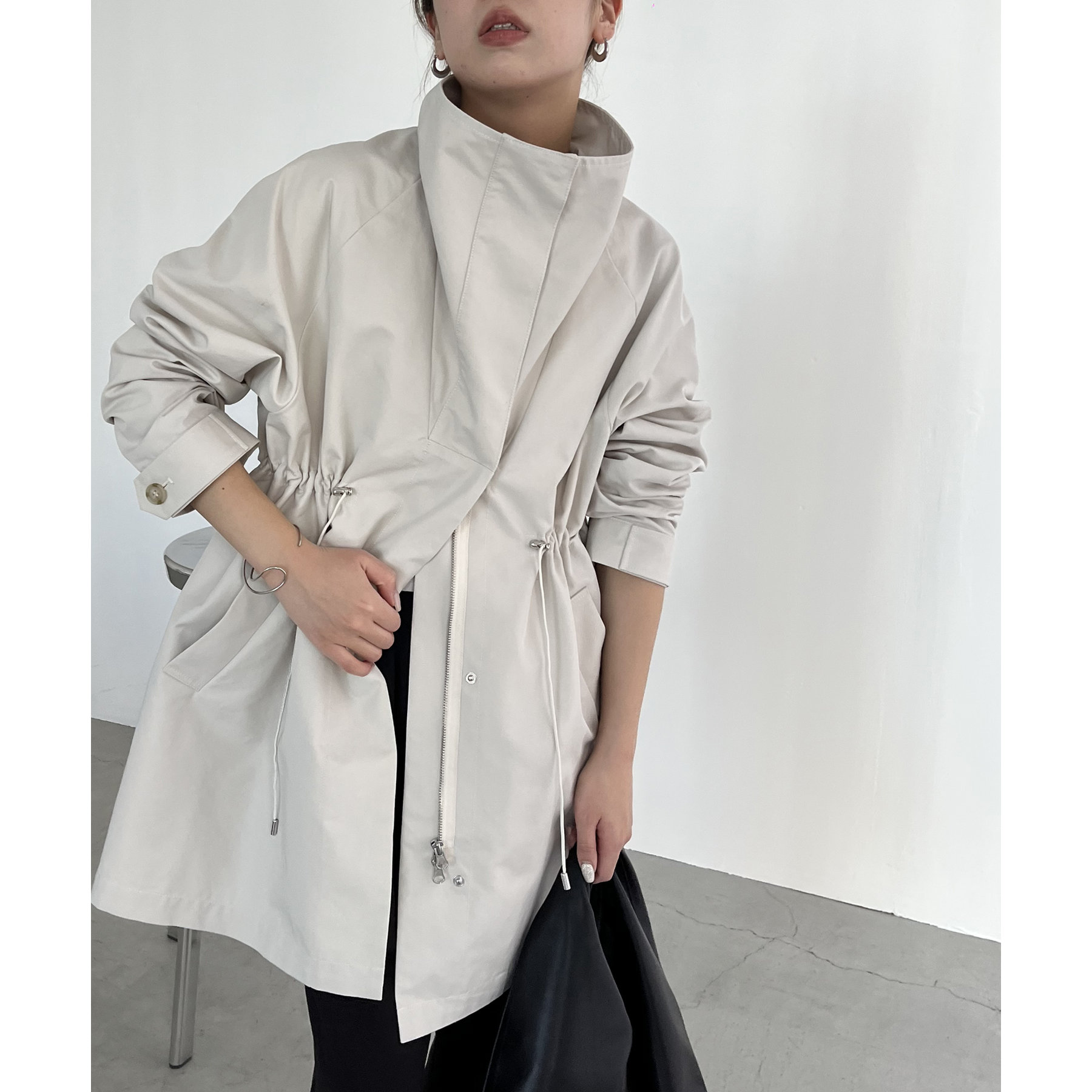 CAPRICIEUX LE'MAGE ドロストミドルコート