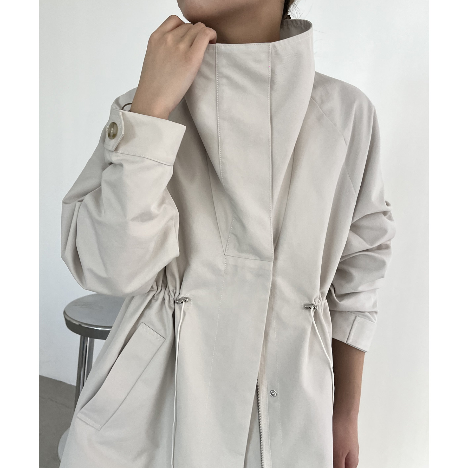 サイズ展開あり】ドロストスタンドコート | ファッション通販サイト NUGU