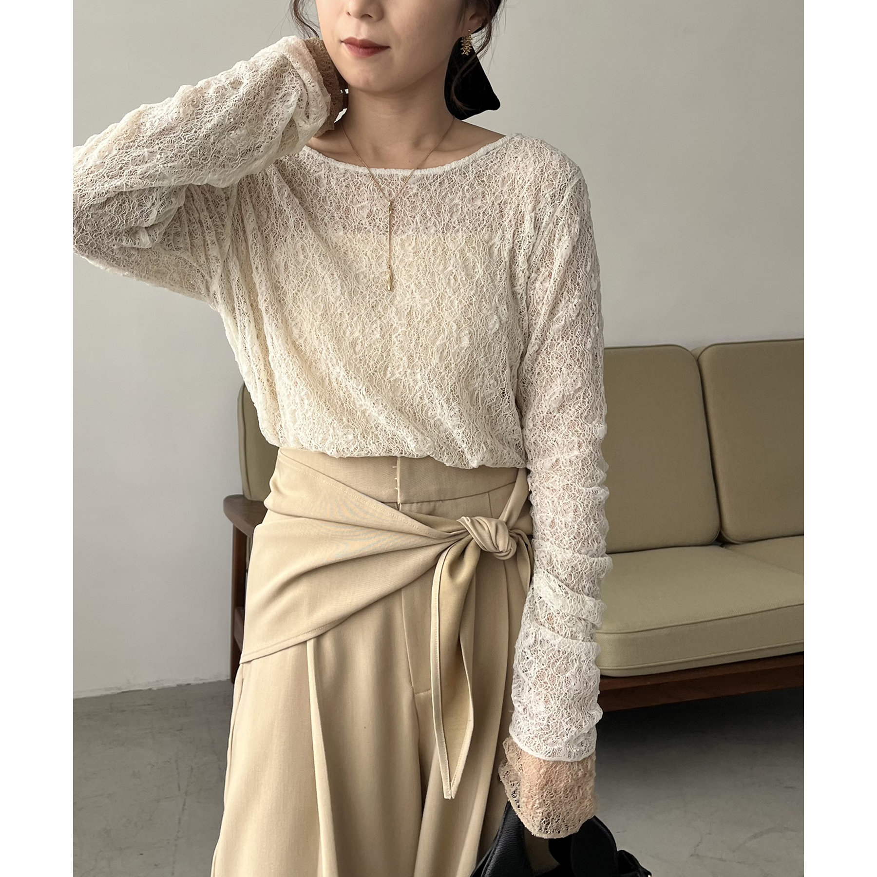 レースリバロンT | ファッション通販サイト NUGU