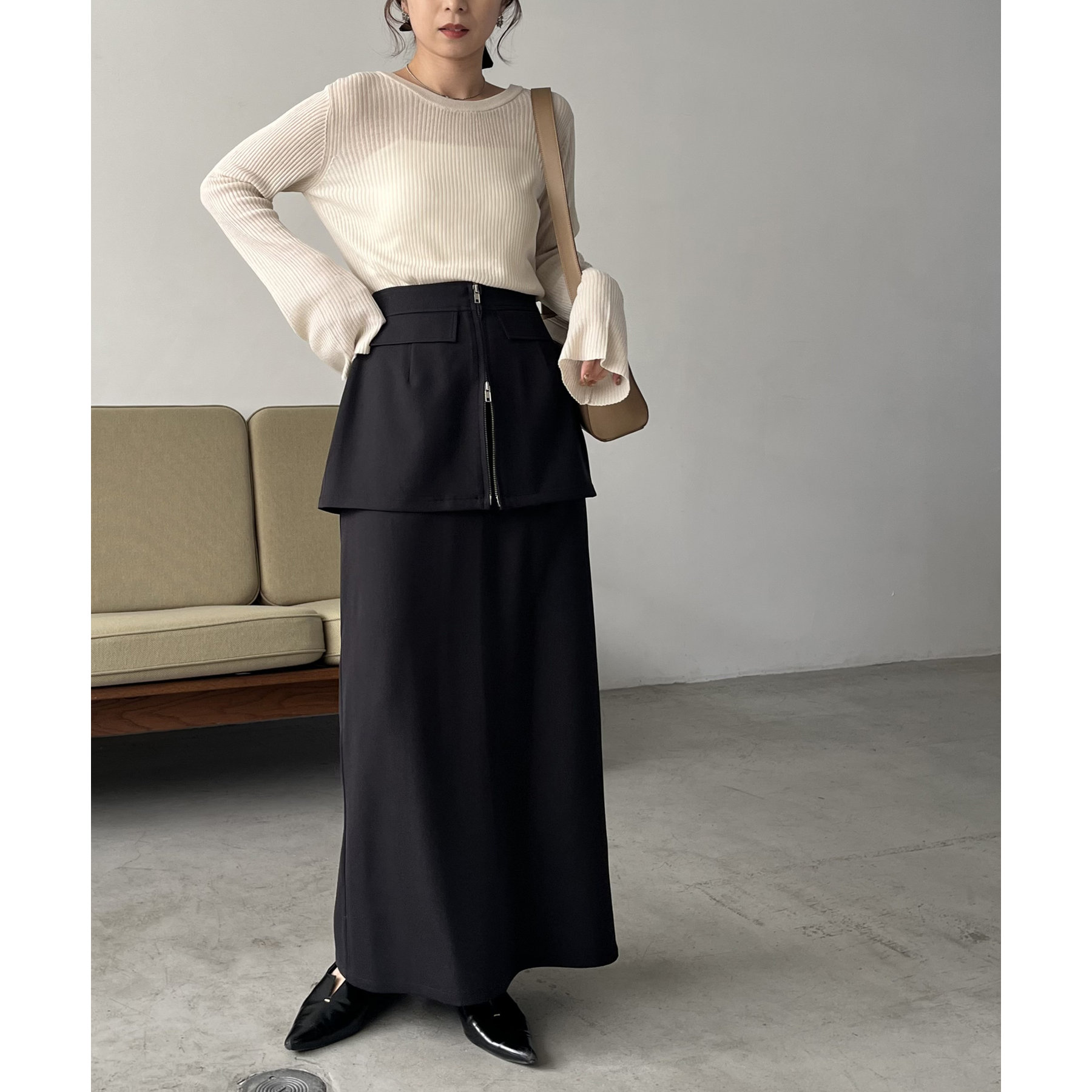 2SETレイヤードスカート | ファッション通販サイト NUGU