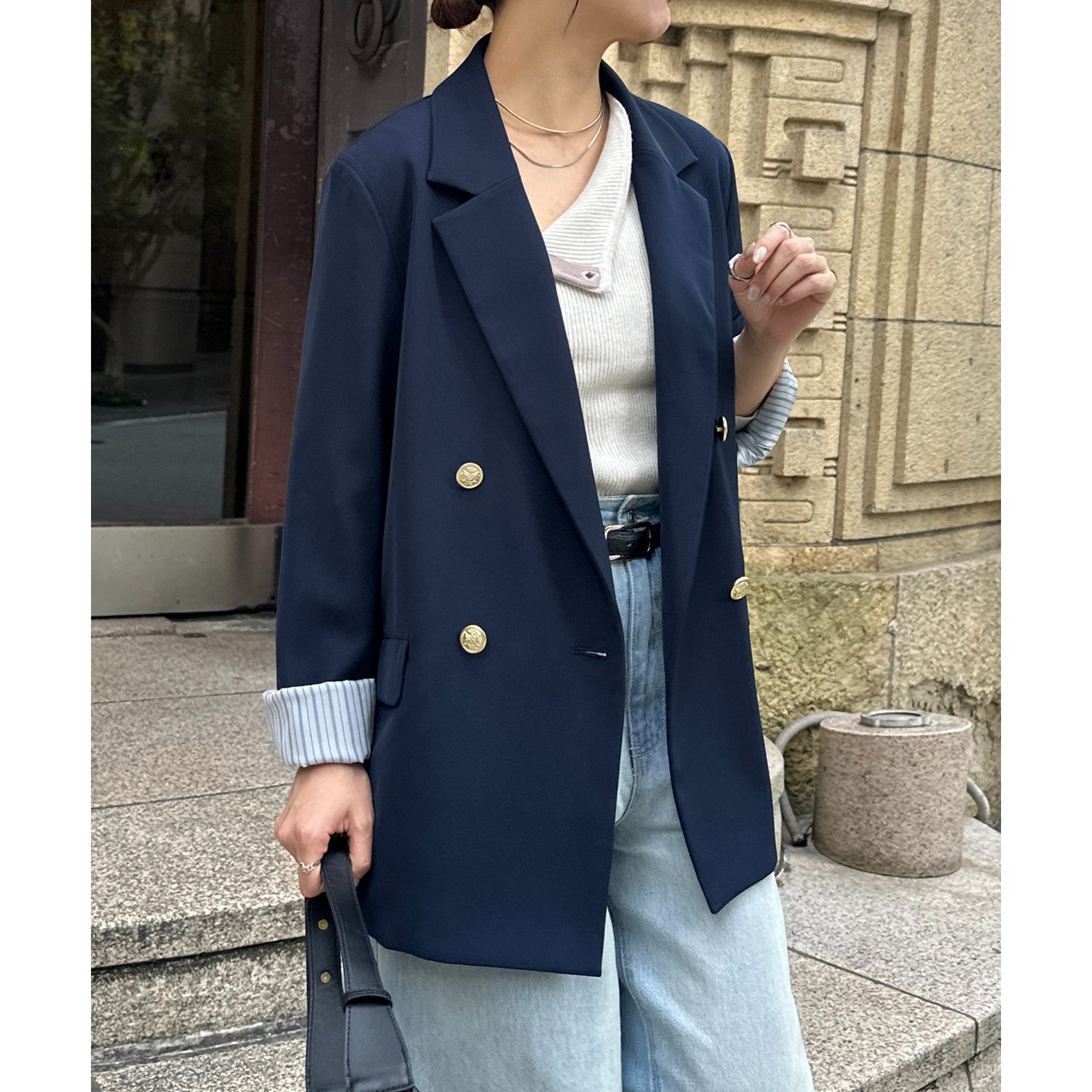 GOLDボタンテーラードジャケット | ファッション通販サイト NUGU
