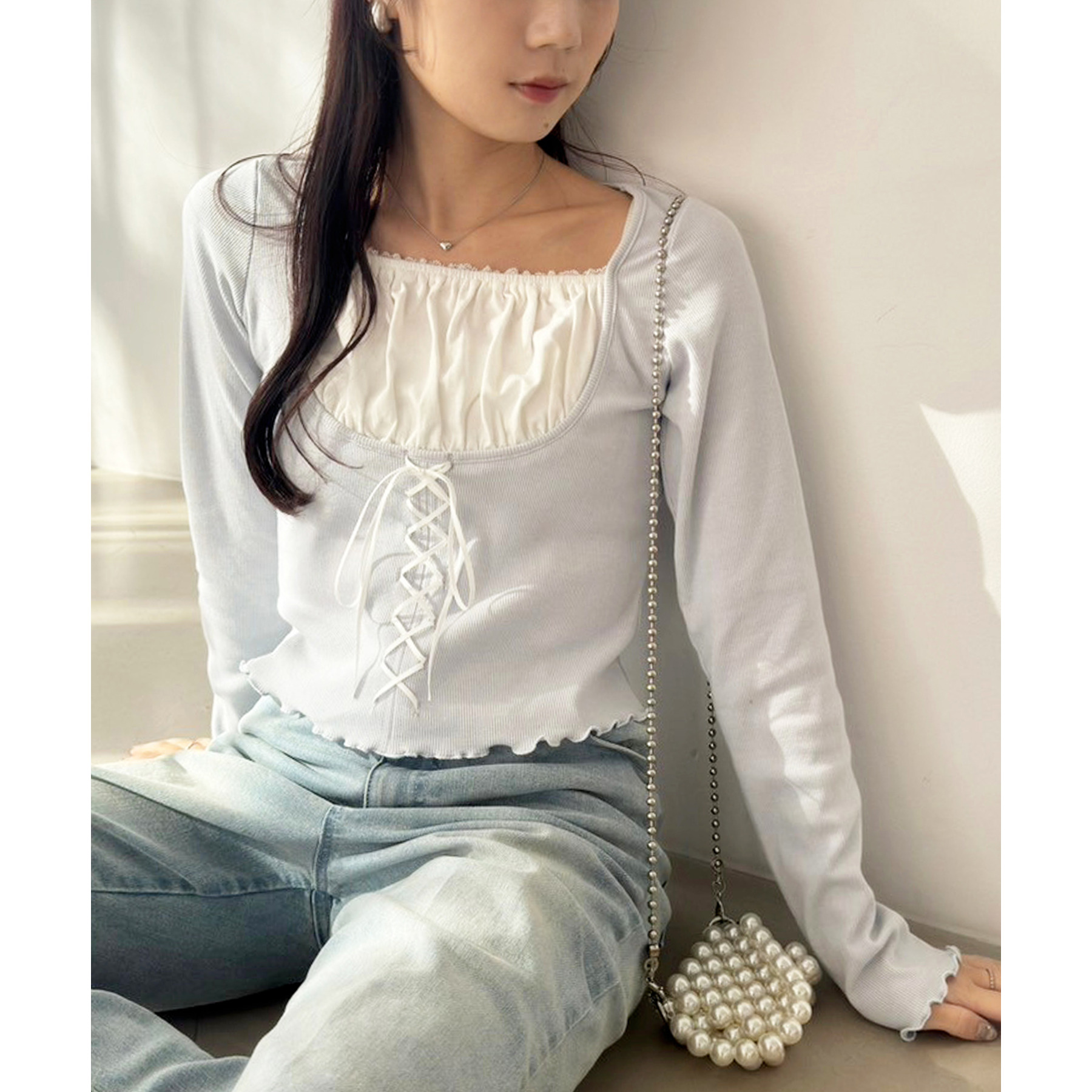 d.i.a/レイヤード風トップス レイヤード風トップス | ファッション通販サイト NUGU