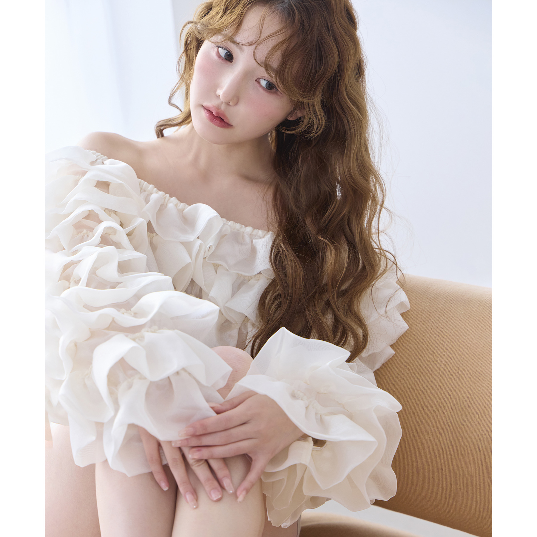 Dreamy collection】オーガンジーフリルブラウス | ファッション通販