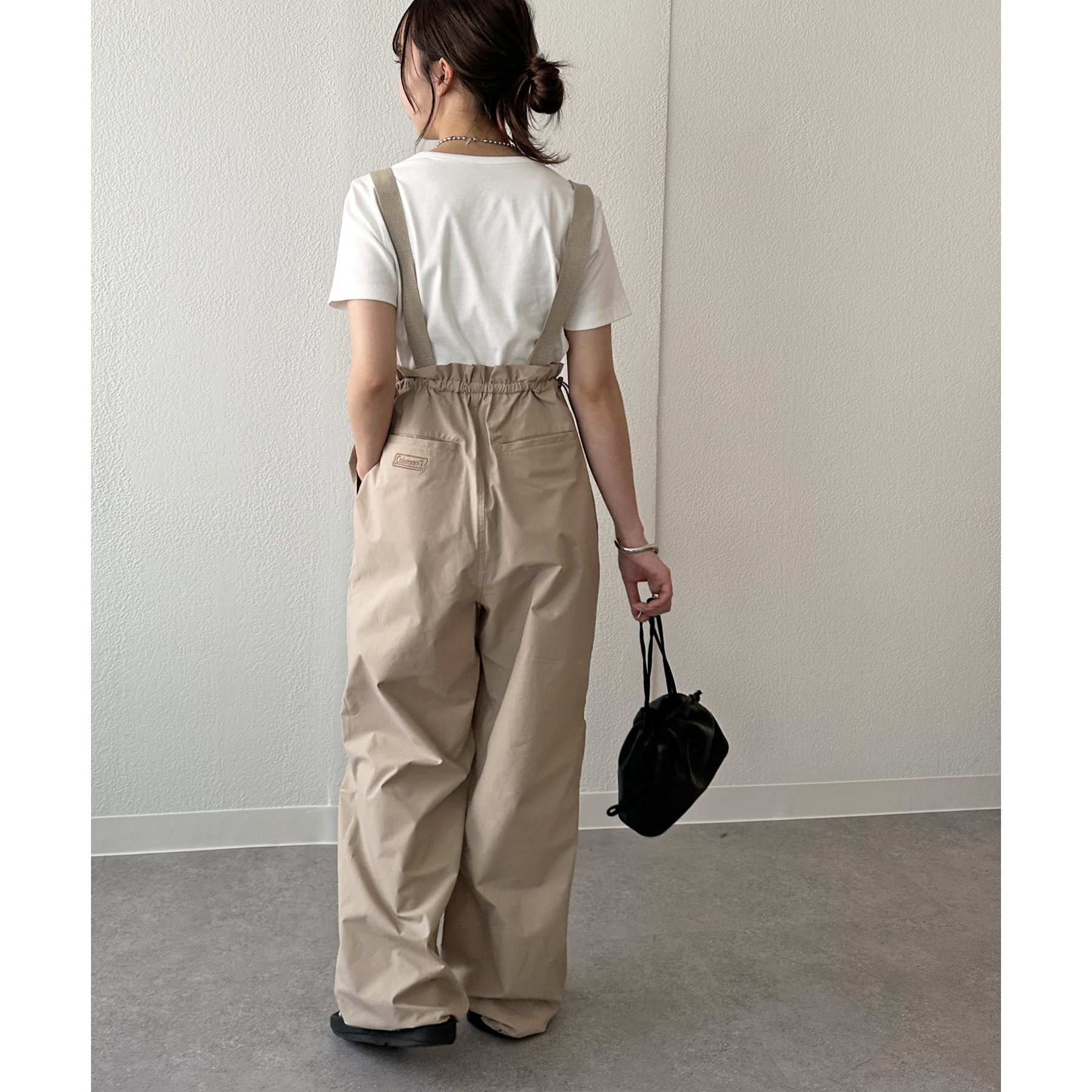 machatt 2way サロペット　ホワイト　マチャット　パンツ machatt 2way サロペット ホワイト マチャット パンツ