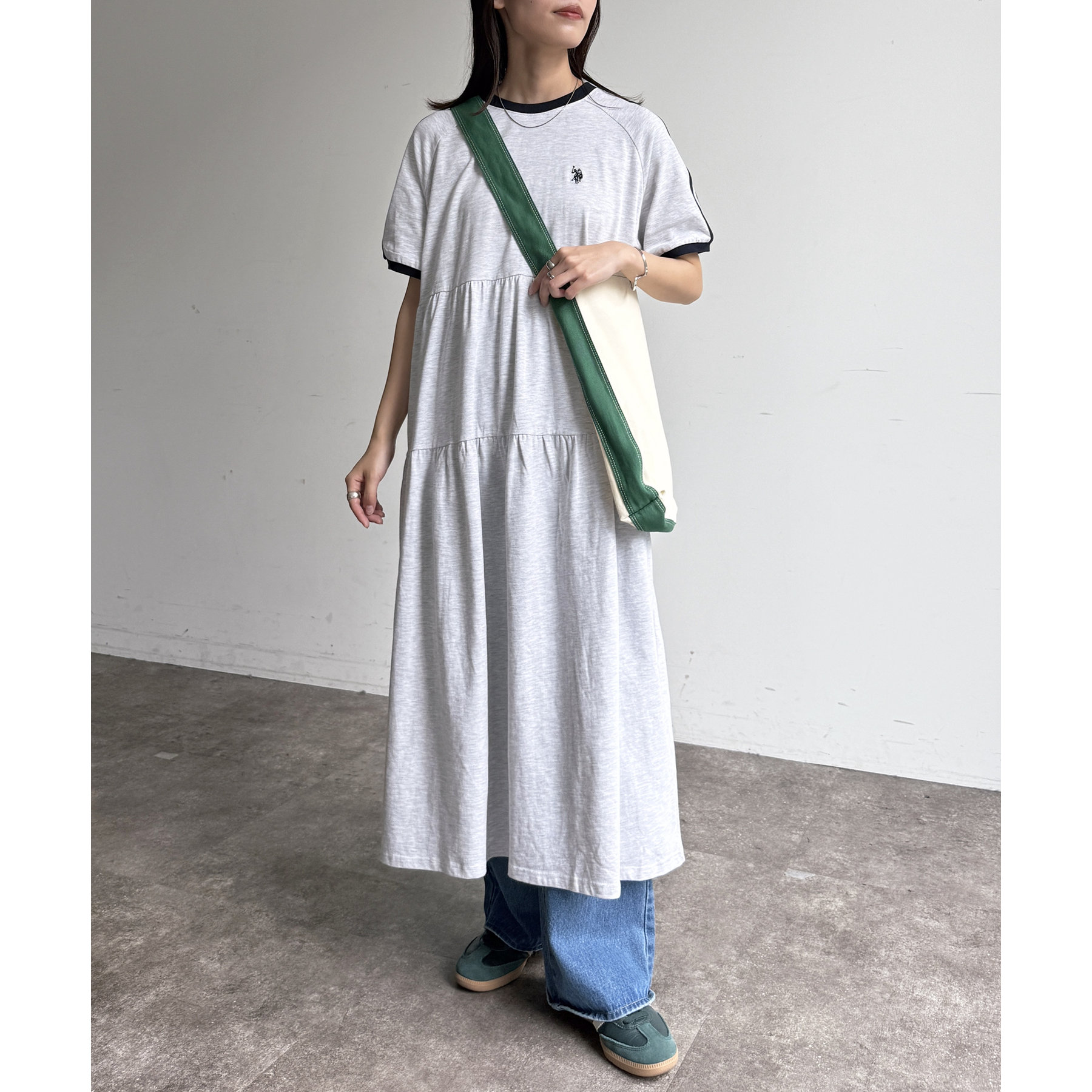 U.S. POLO ASSN.】ティアードワンピース | ファッション通販