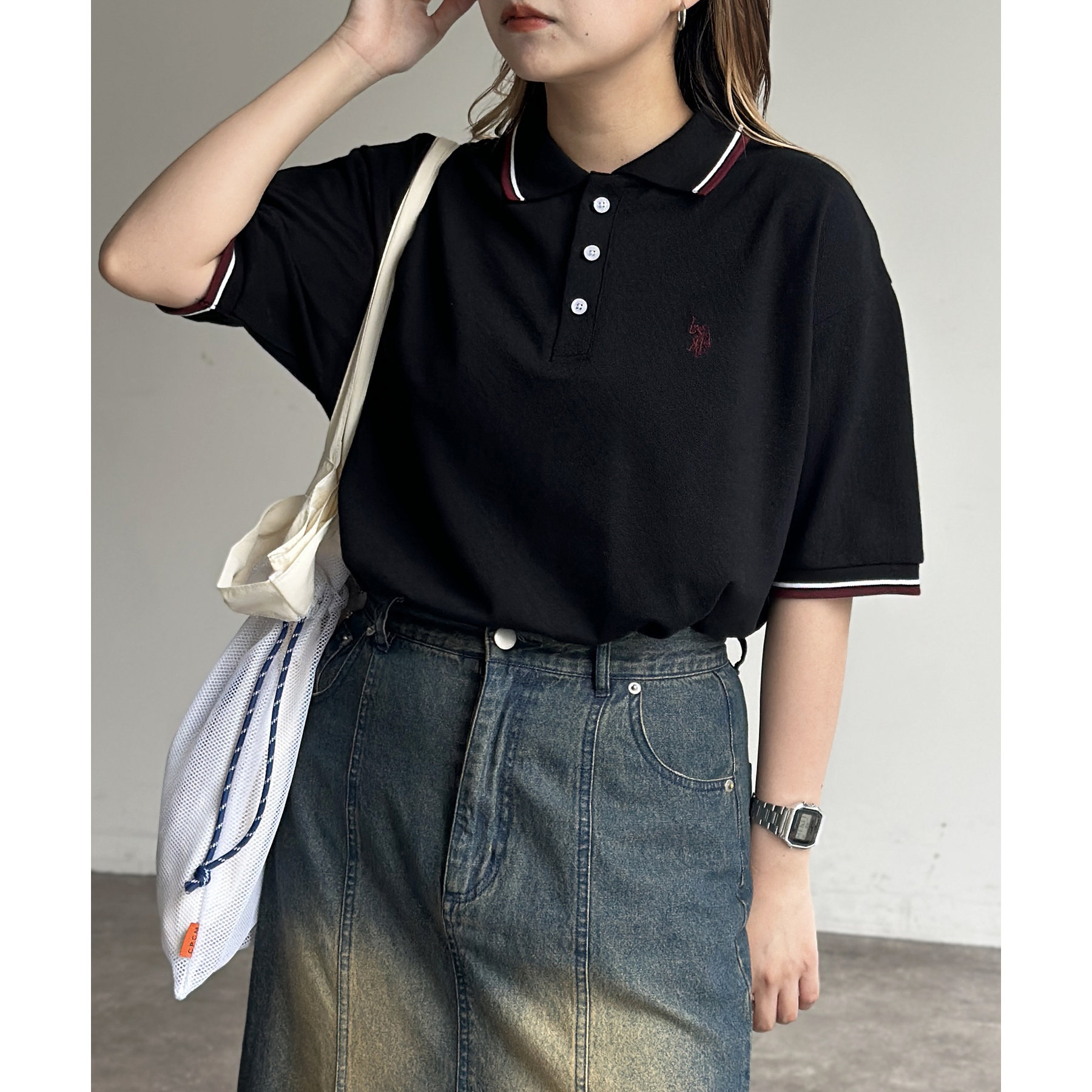 U.S. POLO ASSN.】1ポイント刺繍ポロシャツ | ファッション通販