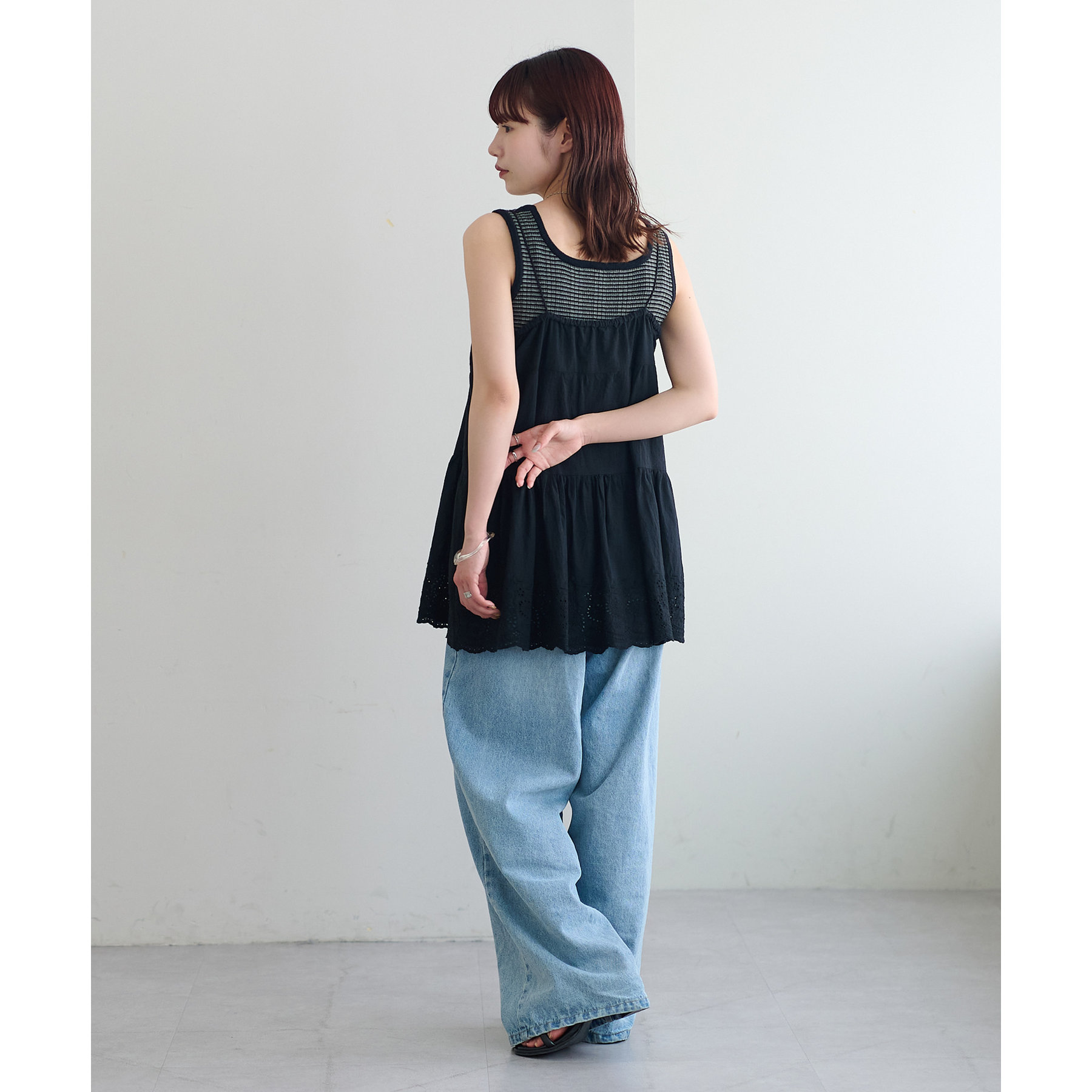 専用 アンミヌ unminou ストラップティアードチュニック
