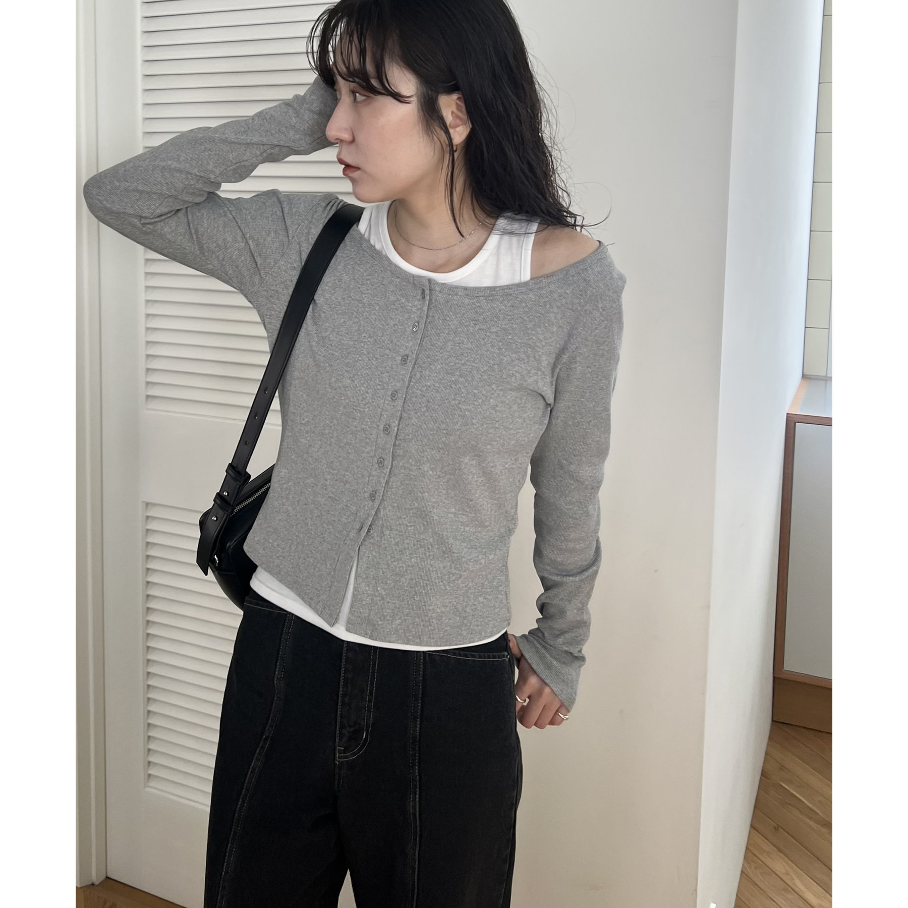 タンクSETリブカーディガン yao企画】タンクSETリブカーディガン | ファッション通販サイト NUGU