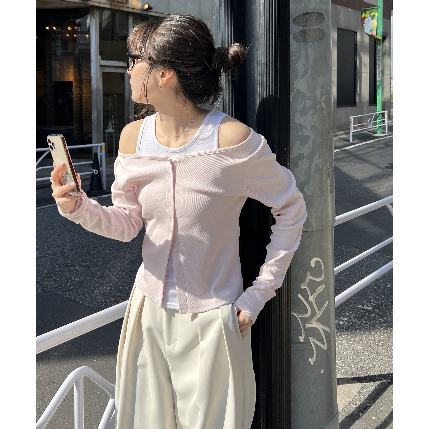 yao企画】タンクSETリブカーディガン | ファッション通販サイト NUGU