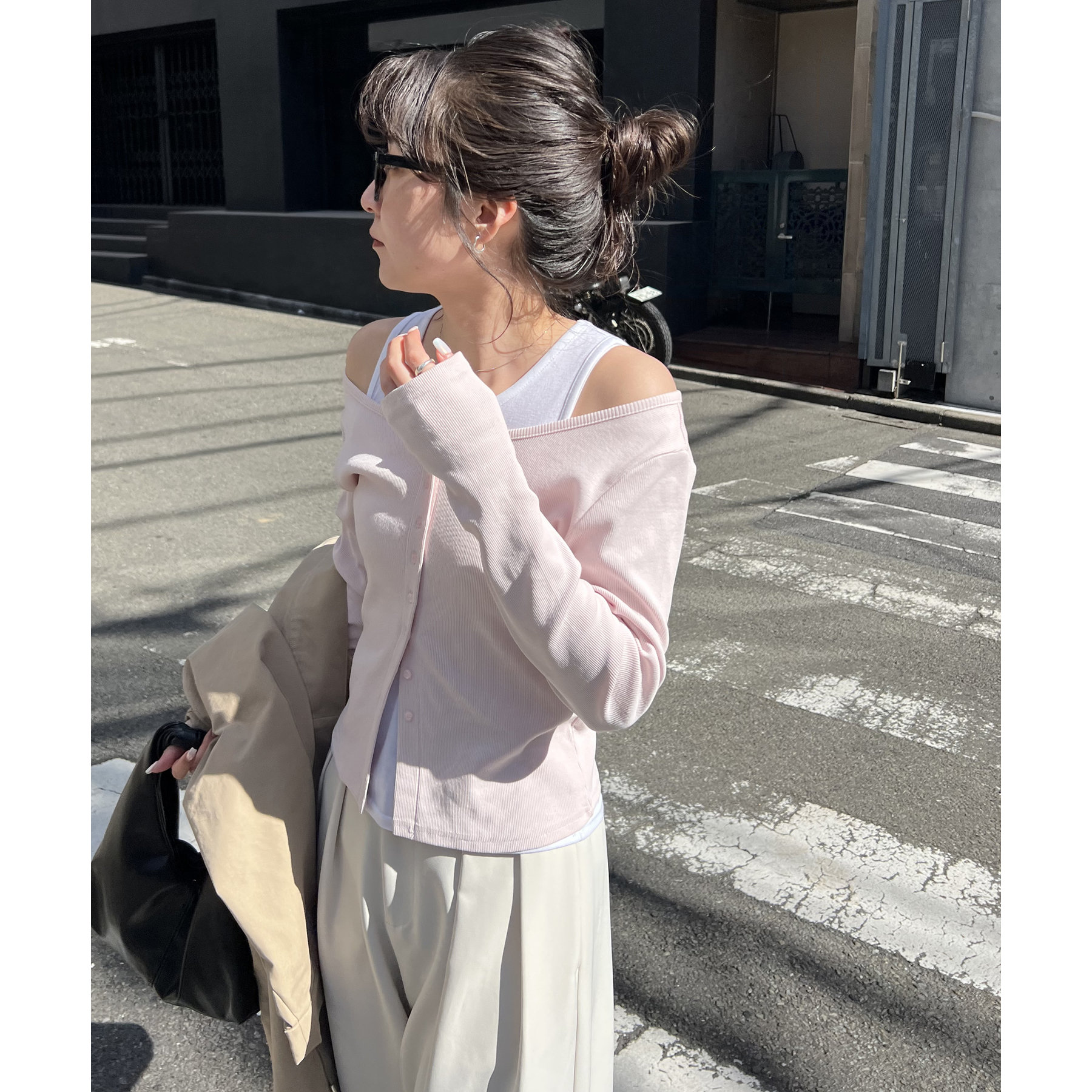 yao企画】タンクSETリブカーディガン | ファッション通販サイト NUGU