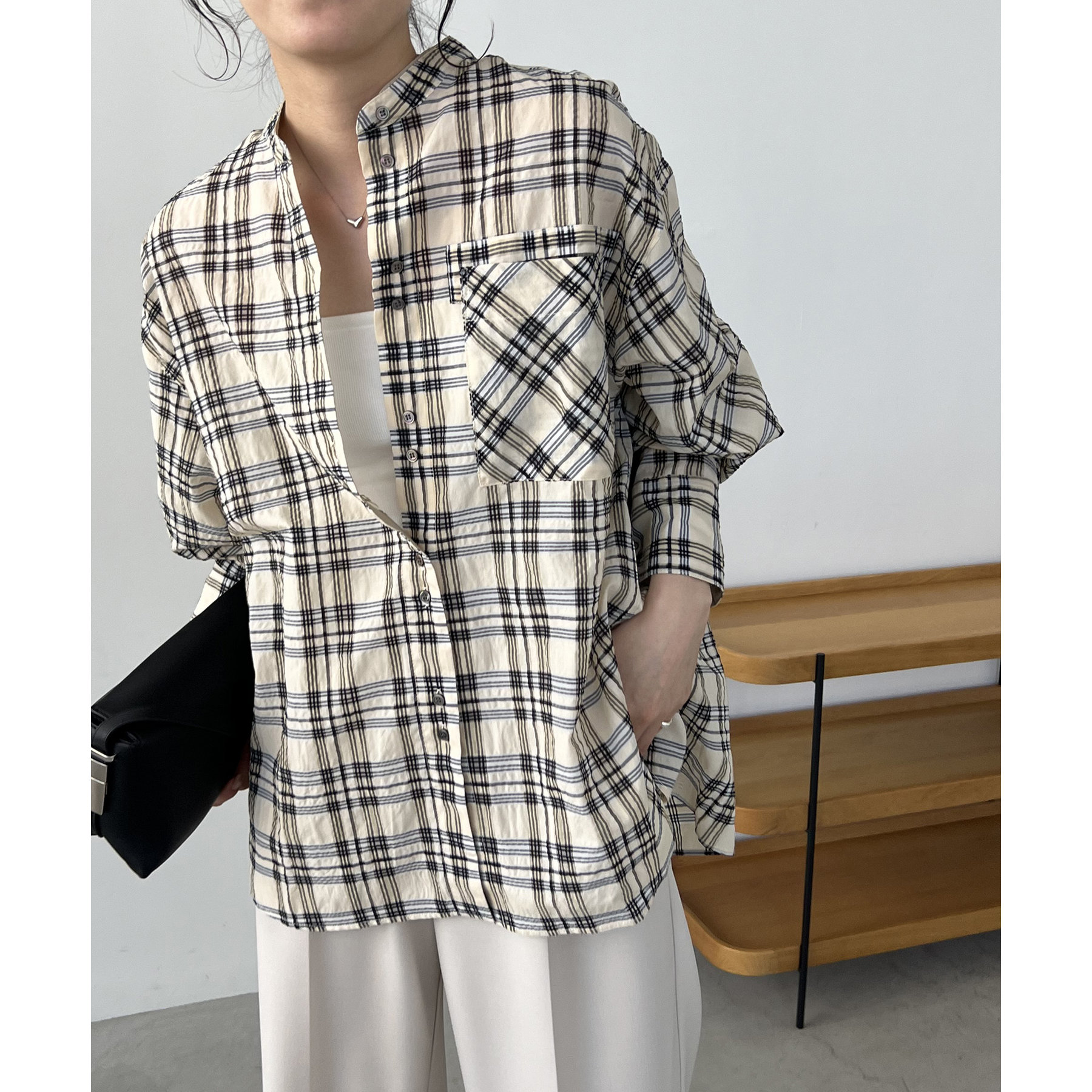 YENN チェック長袖シャツ YENN＞チェックシャツ | ファッション通販サイト NUGU