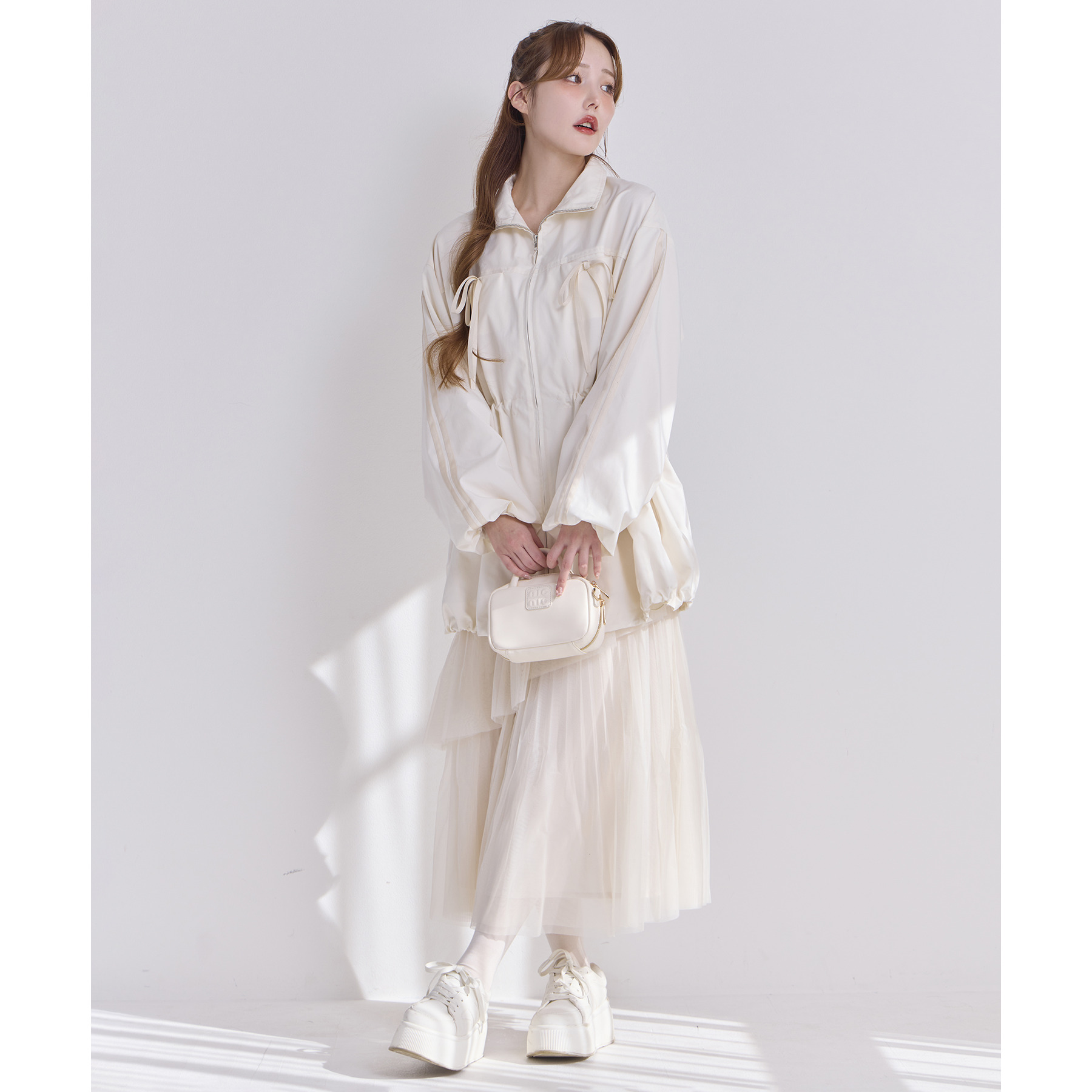 サイドラインリボンブルゾン | ファッション通販サイト NUGU