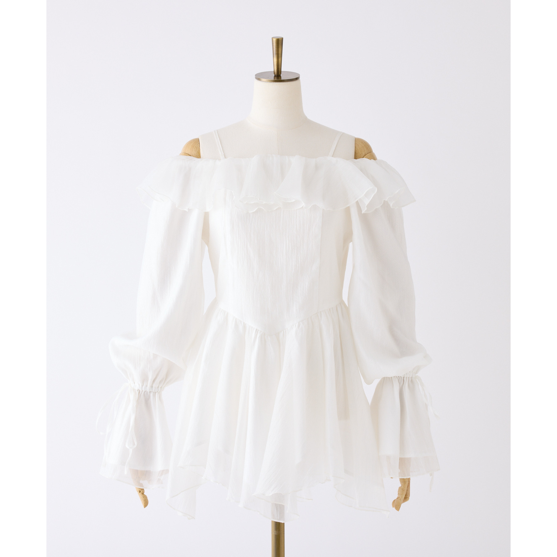 【Dreamy collection】シアーオフショルチュニック Dreamy collection】シアーオフショルチュニック | ファッション