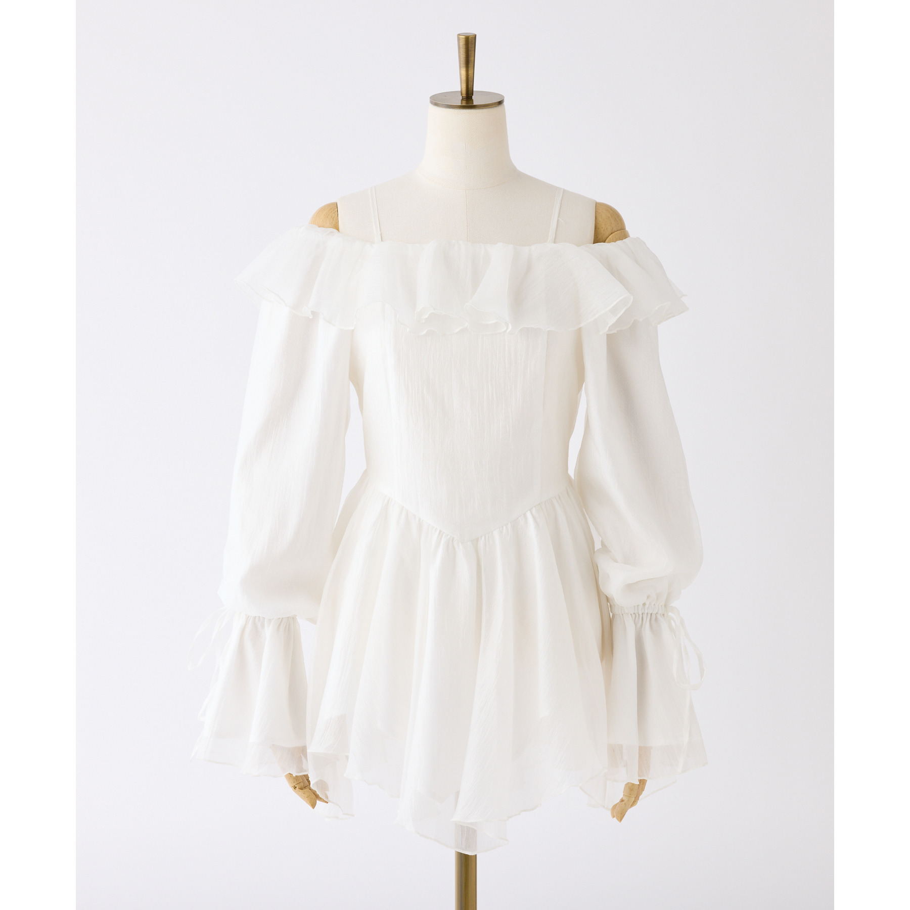 Dreamy collection】シアーオフショルチュニック | ファッション