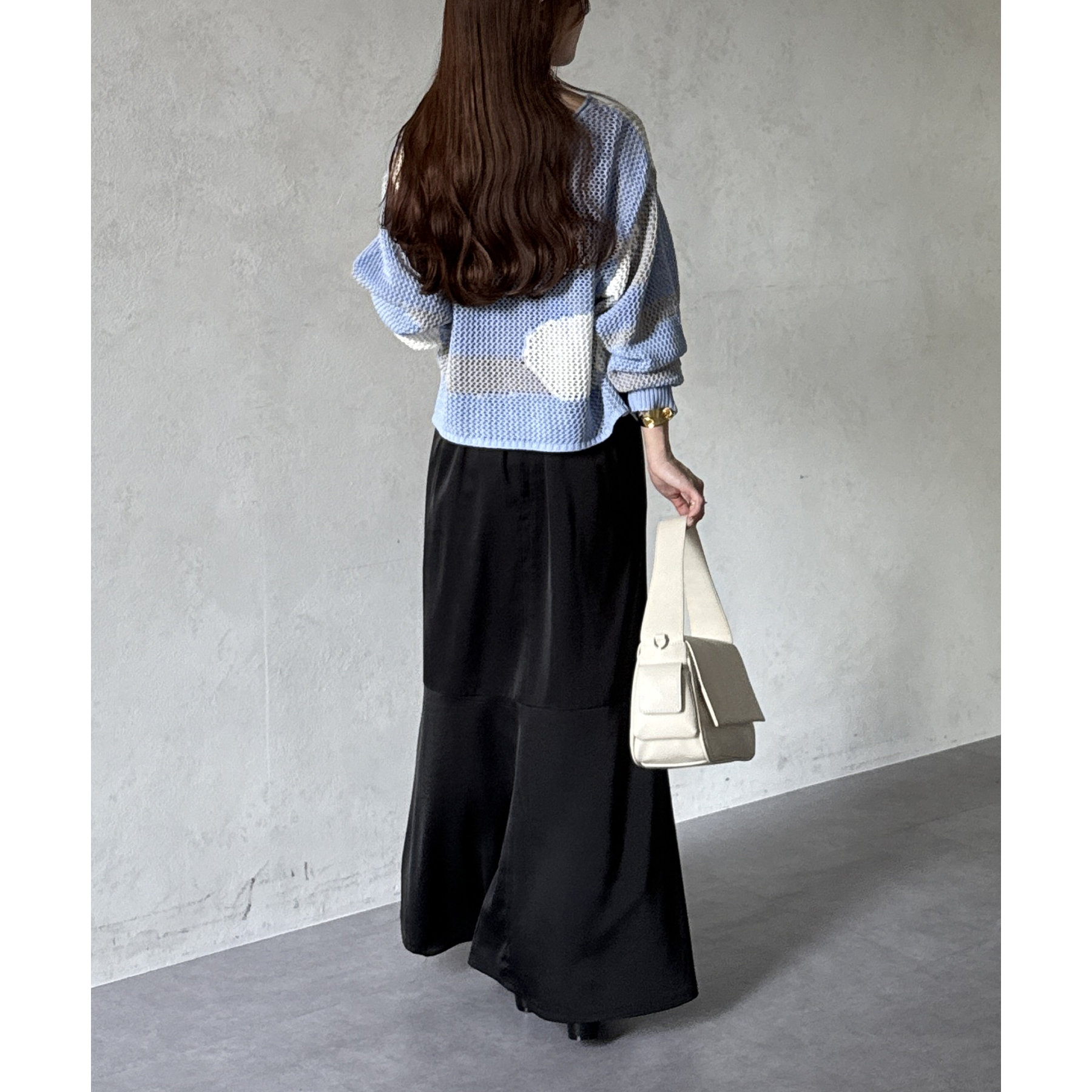 ニュアンス柄メッシュニット | ファッション通販サイト NUGU