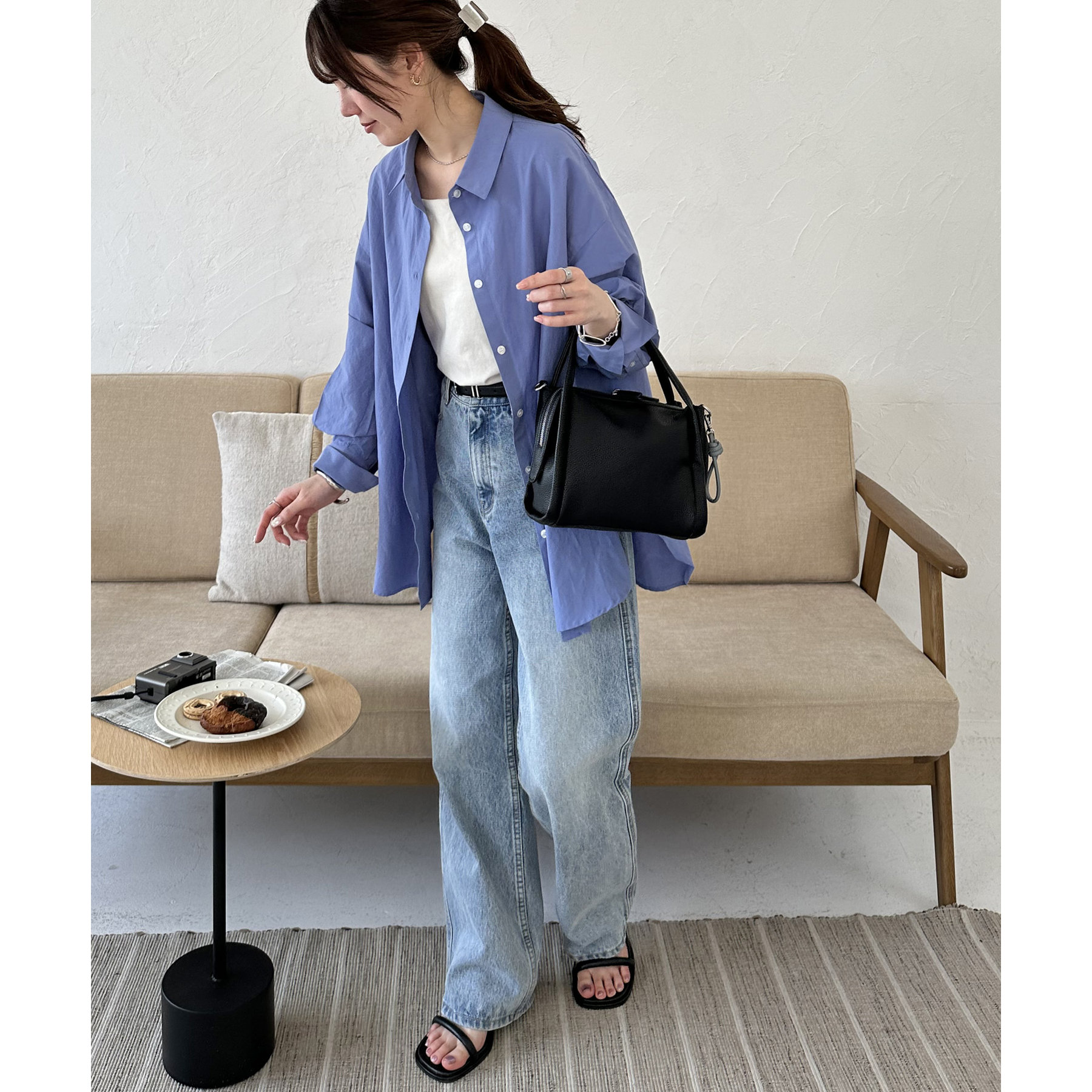 チャーム付ソフトスクエアショルダーバッグ | ファッション通販サイト NUGU