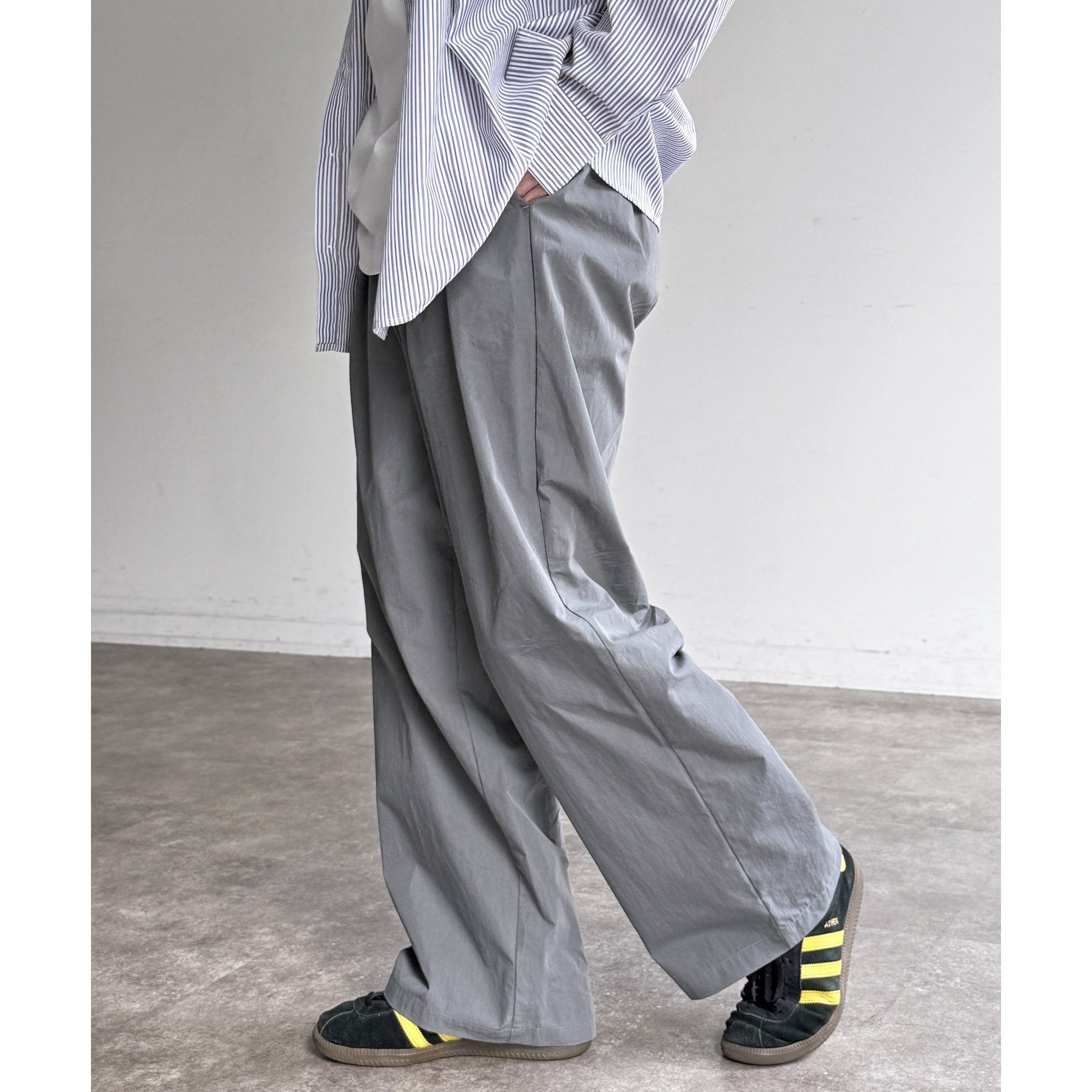 CPCM 冷感NCタックワイドパンツ　M ベージュ CPCM 冷感NCタックワイドパンツ M ベージュ （冷感タックワイド