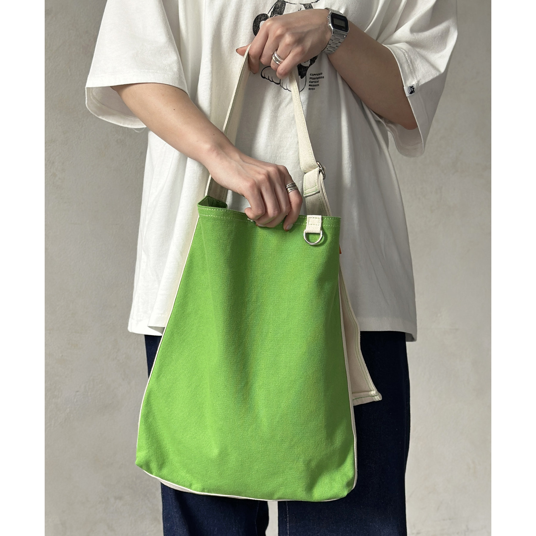 2WAYキャンバスバケツトートバッグ | ファッション通販サイト NUGU