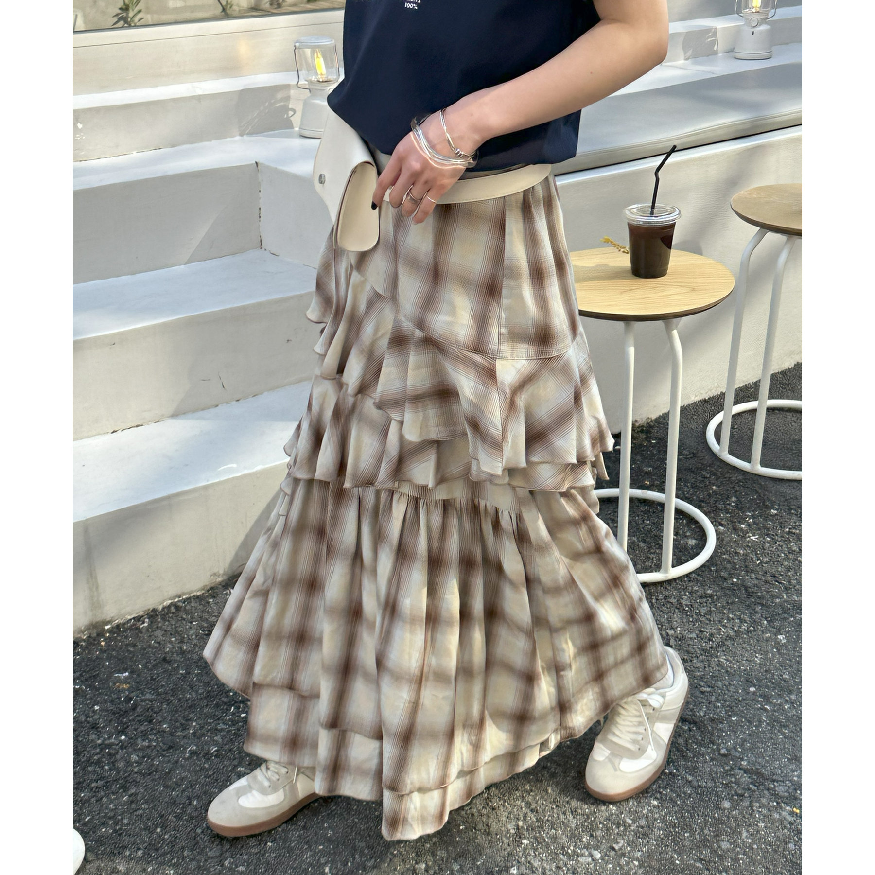 umm.】チェックフリルスカート | ファッション通販サイト NUGU