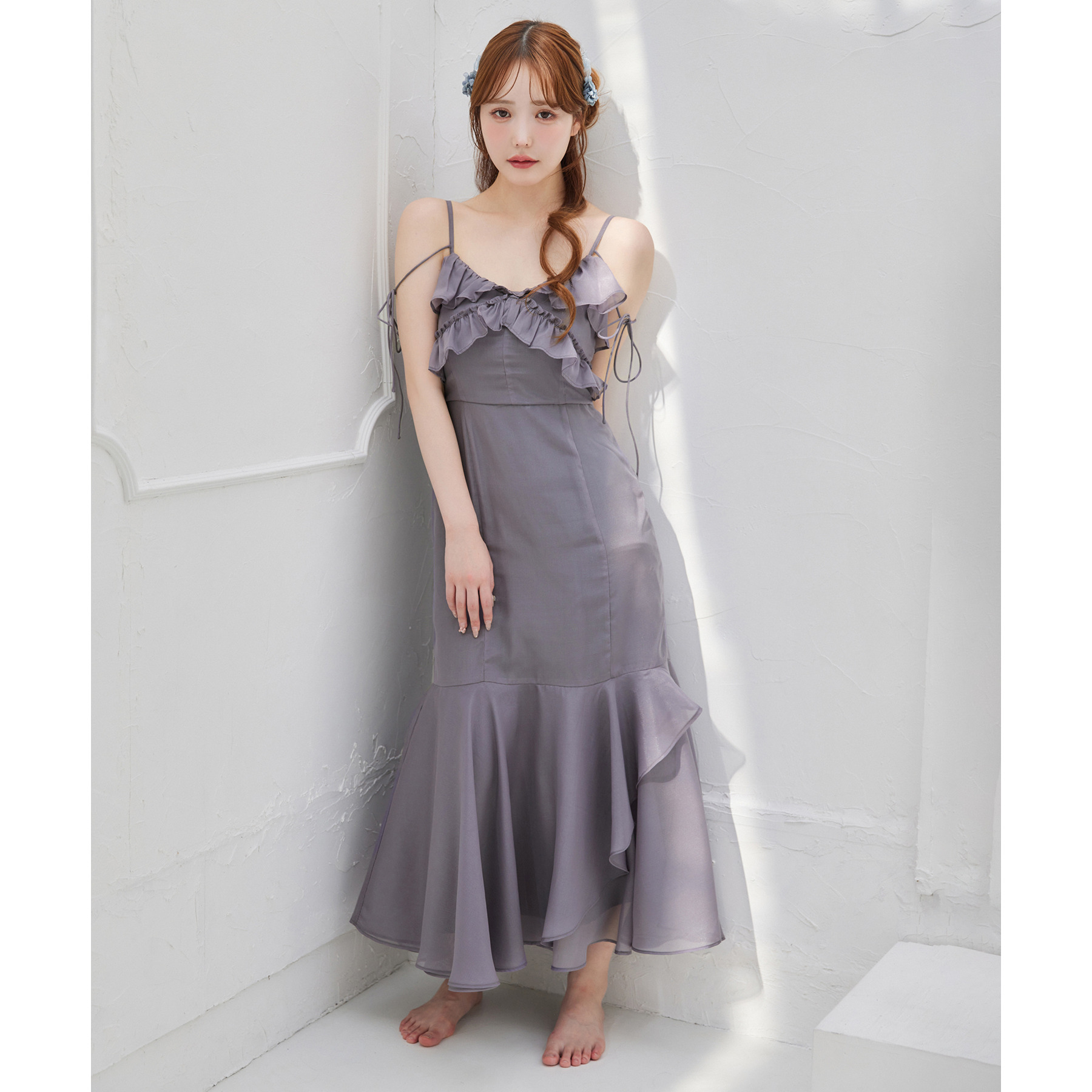 【Dreamy collection】フリルキャミワンピース Dreamy collection】フリルキャミワンピース | ファッション通販