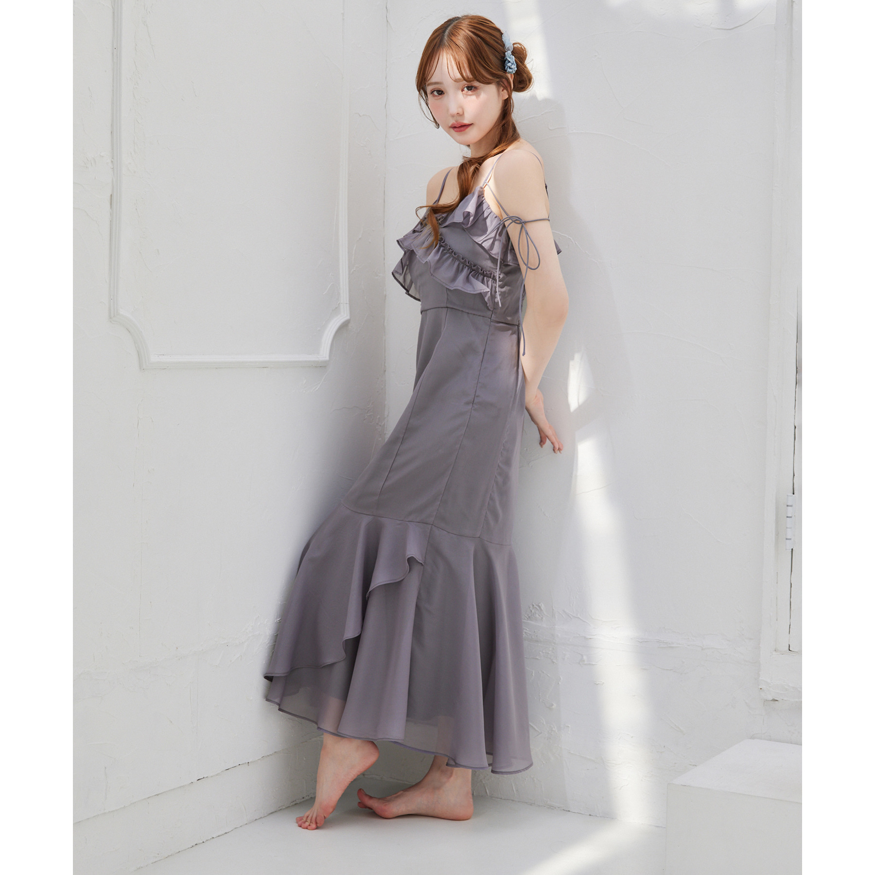 【Dreamy collection】フリルキャミワンピース Dreamy collection】フリルキャミワンピース | ファッション通販