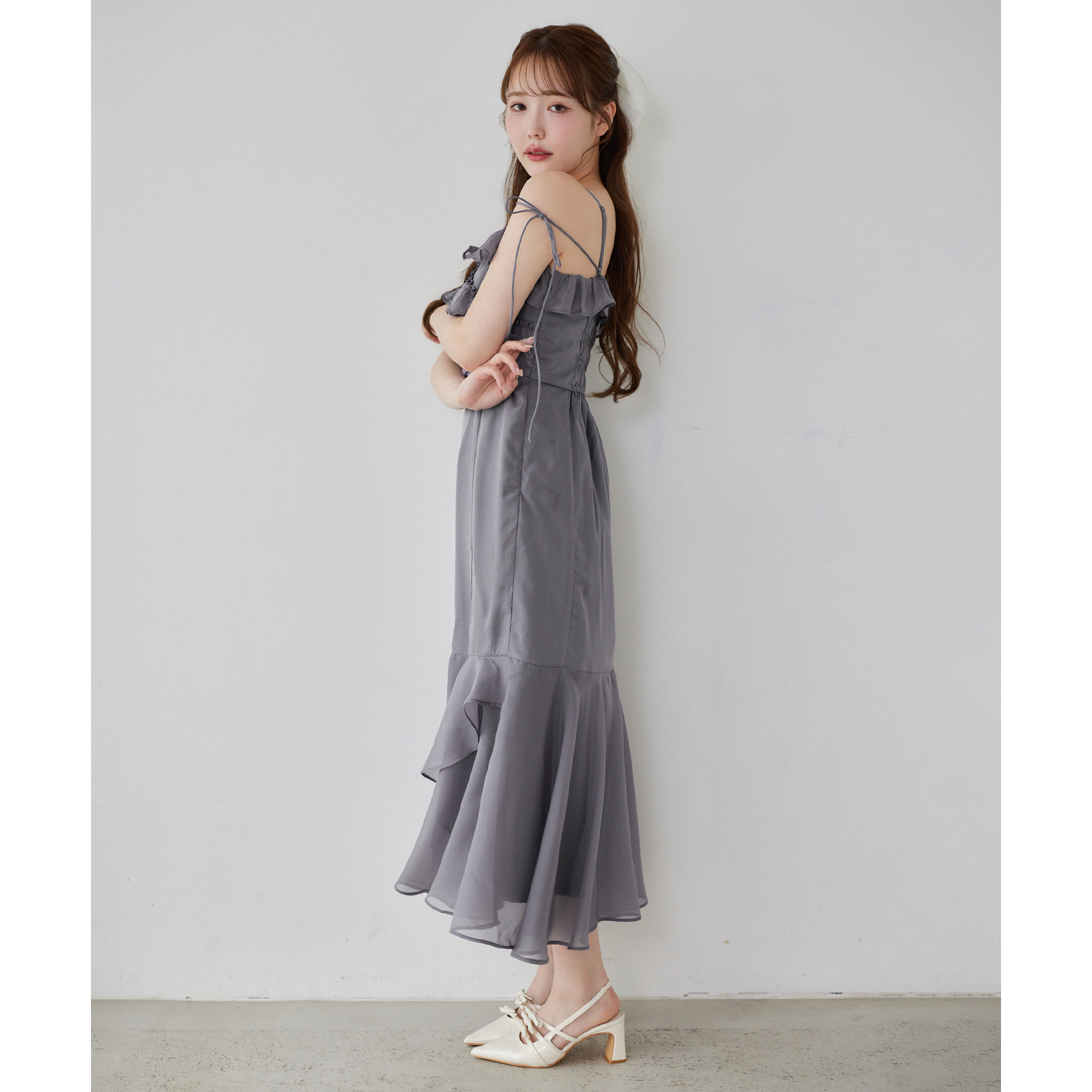 【Dreamy collection】フリルキャミワンピース Dreamy collection】フリルキャミワンピース | ファッション通販