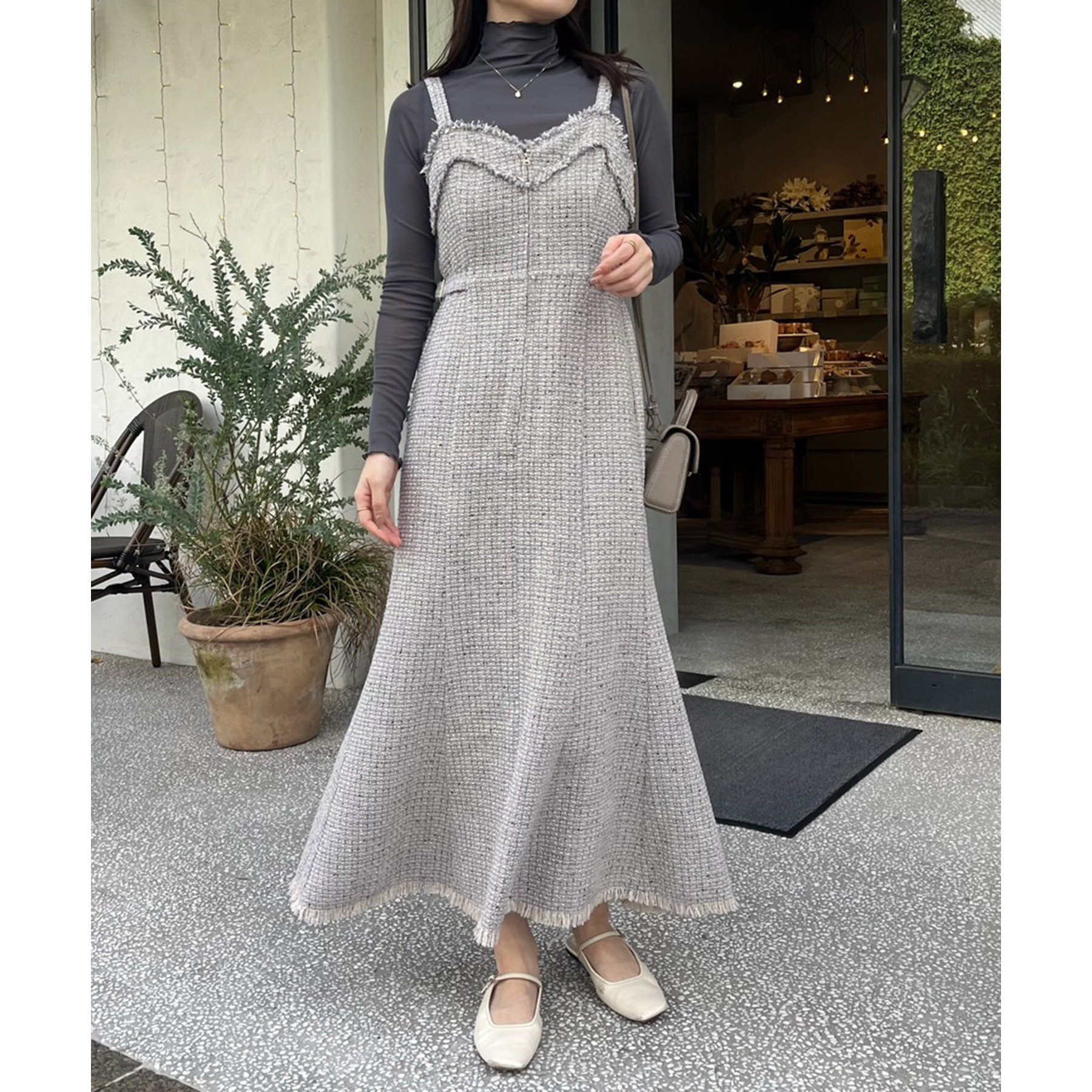 megumi企画】ツイードジャンスカ／再販売／新色追加 | ファッション