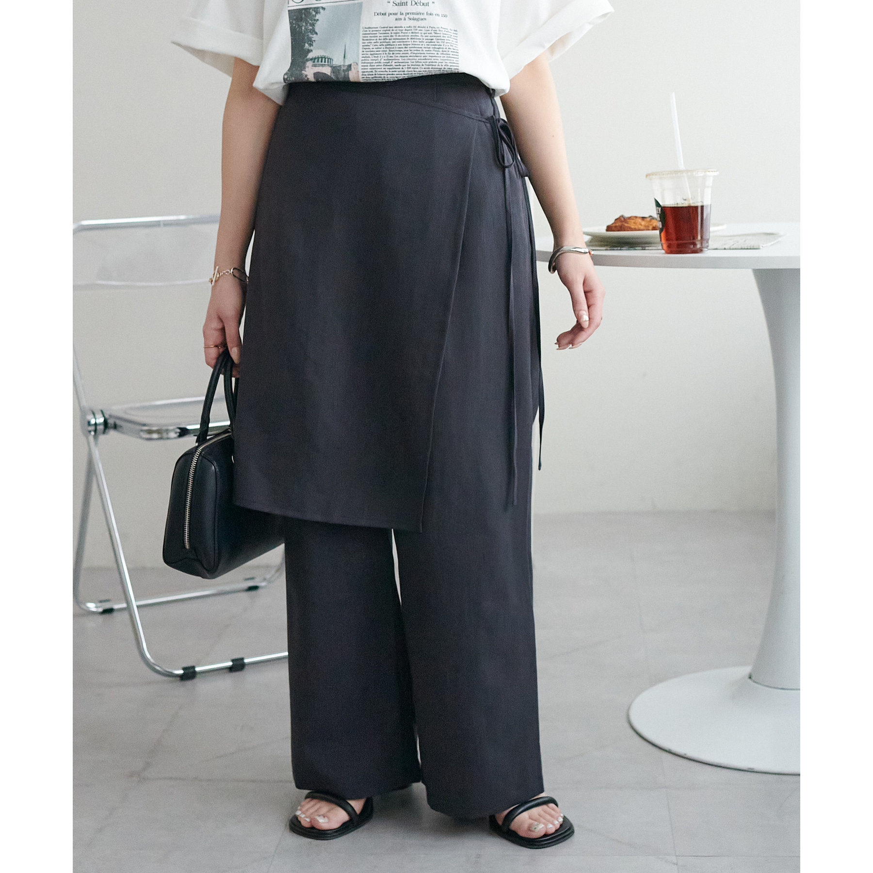 beautiful people 新品未使用タグ付ラップ風キルトスカートパンツ beautiful people 新品未使用タグ付ラップ風キルトスカートパンツ