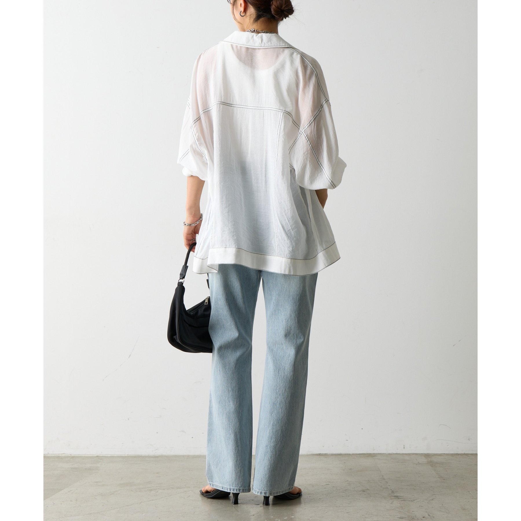 S~Lサイズ展開】フレアデニムパンツ | ファッション通販サイト NUGU