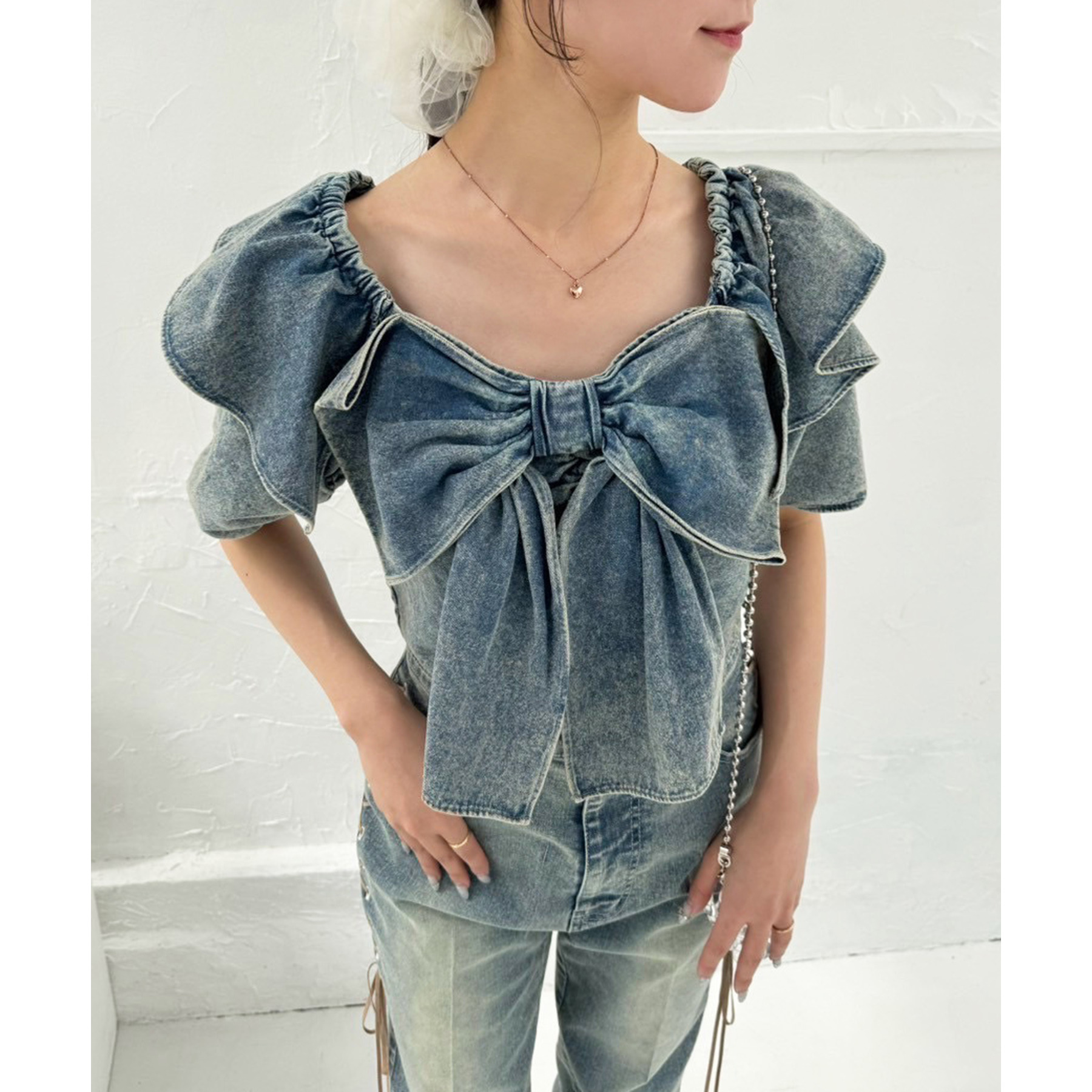 ビッグリボンブラウス | ファッション通販サイト NUGU