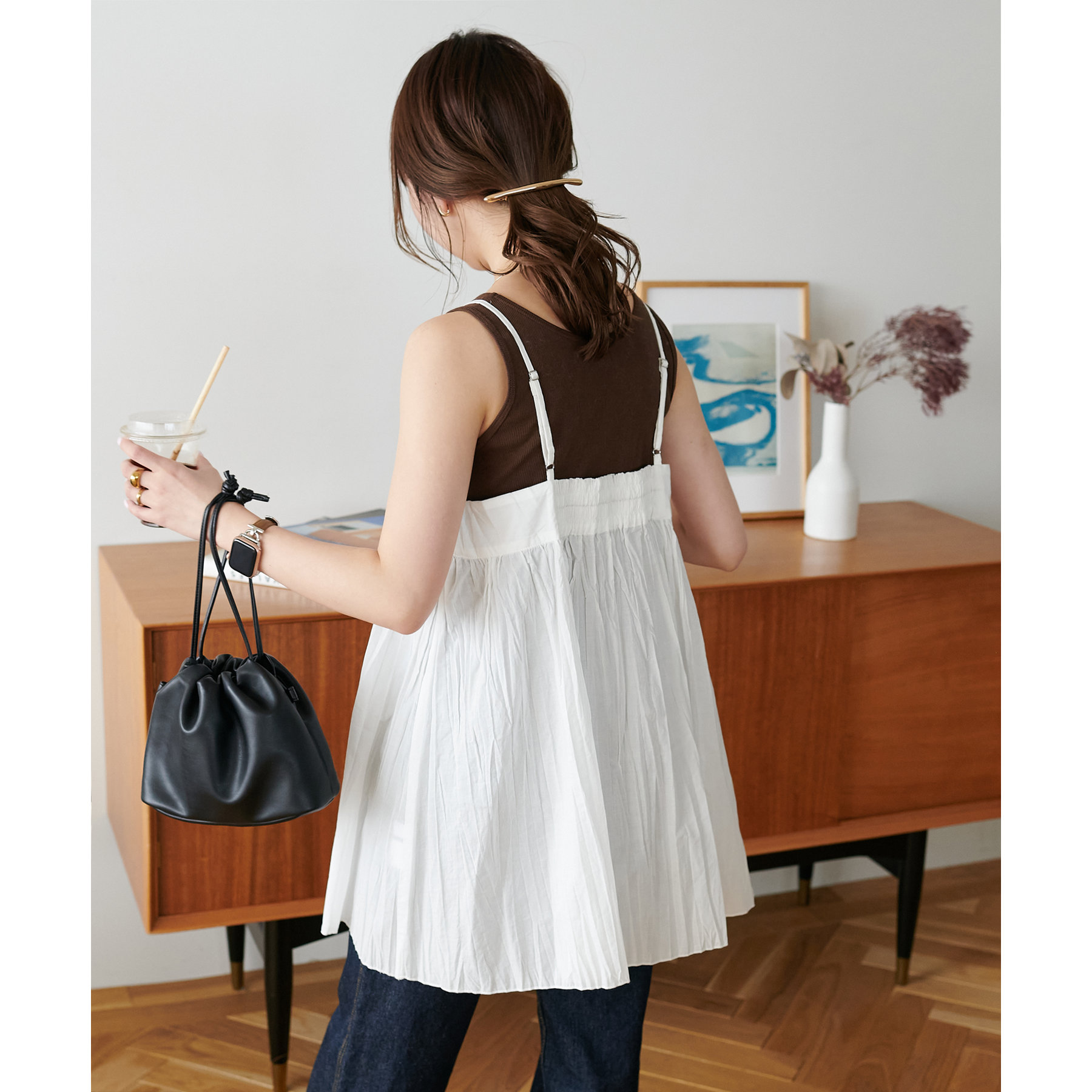 Discoat｜クリンクルキャミチュニック | Rakuten Fashion(楽天