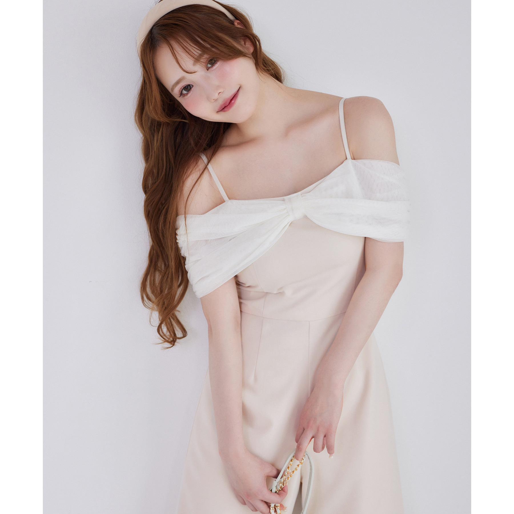 one after another NICE CLAUP リボンロンパース one after another