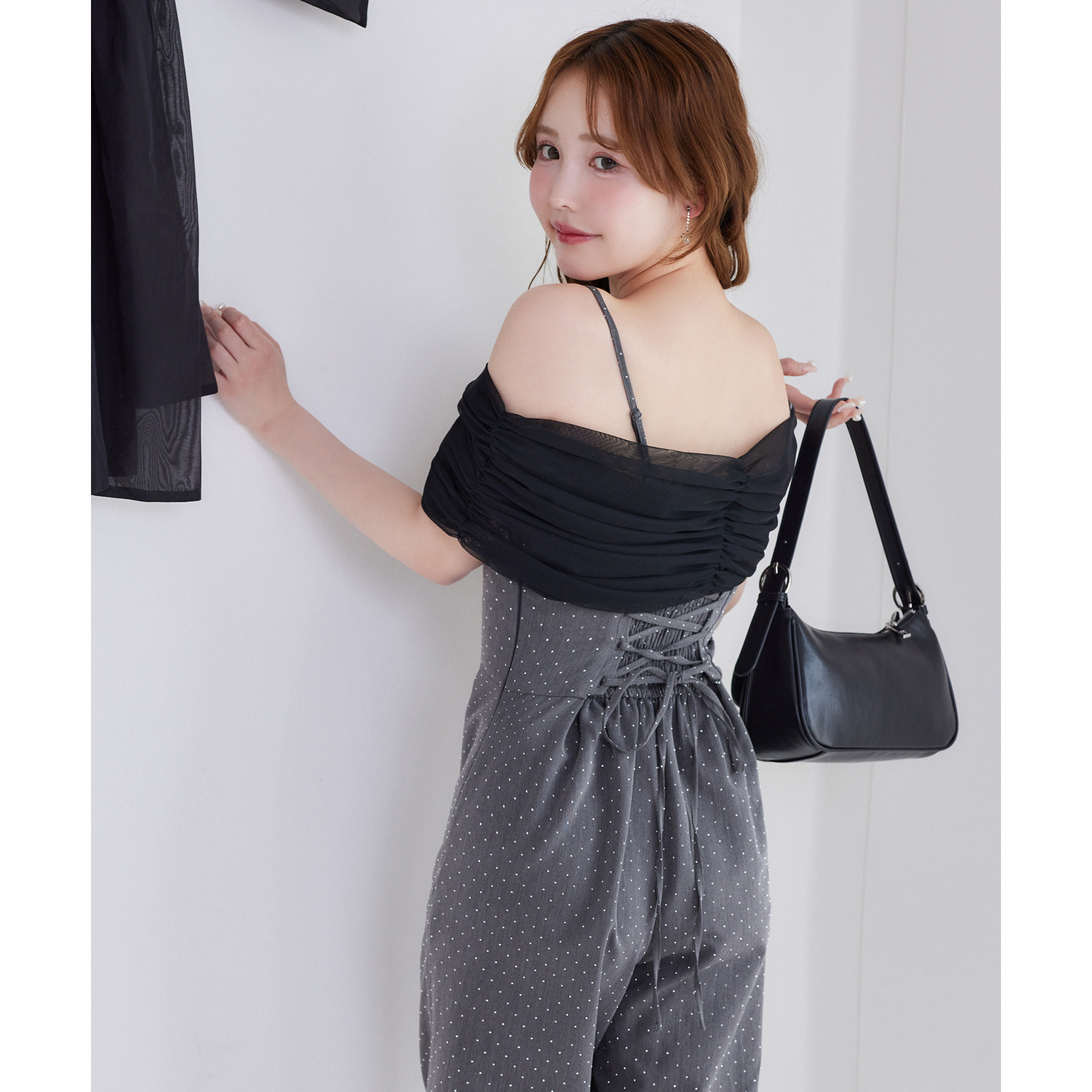 Black collection】リボンロンパース | ファッション通販サイト NUGU