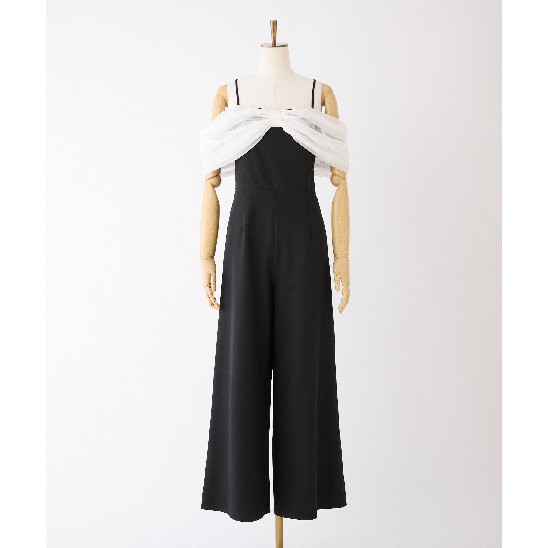 【Black collection】リボンロンパース　グレー Black collection】リボンロンパース グレー S