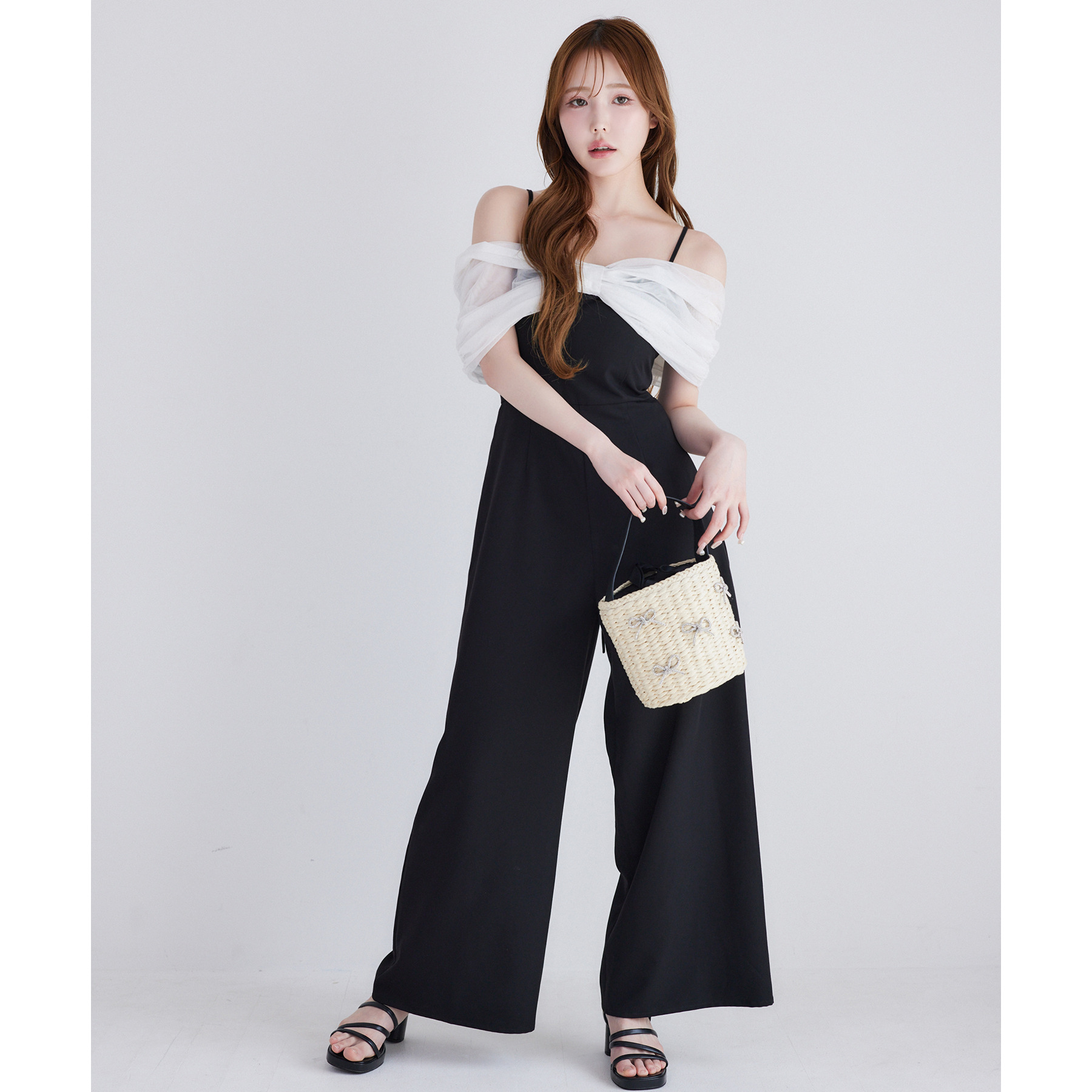 Black collection】リボンロンパース | ファッション通販サイト NUGU