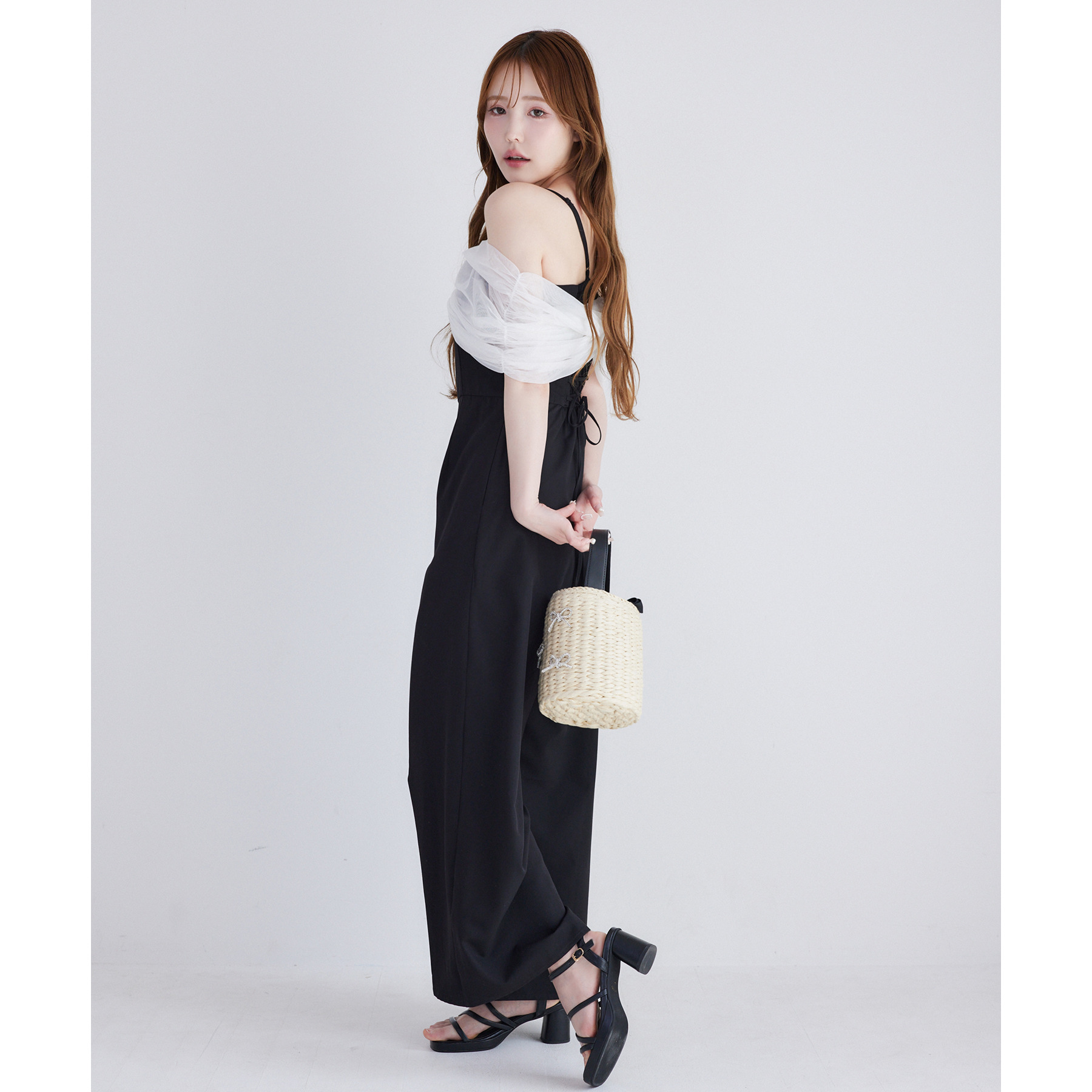 Black collection】リボンロンパース | ファッション通販サイト NUGU